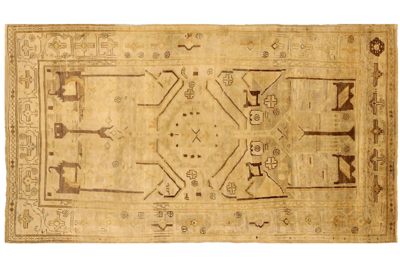 Antique Persian Bijar Transitional Rug 73368