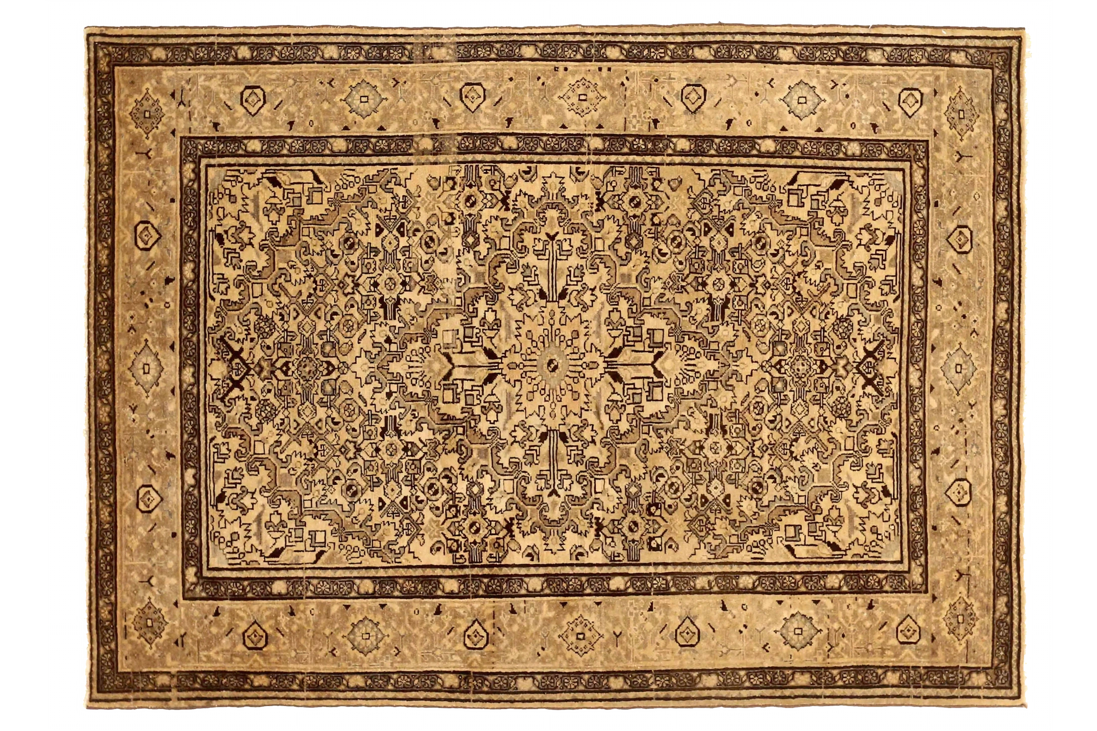 Antique Persian Hamadan Traditional Rug 73380