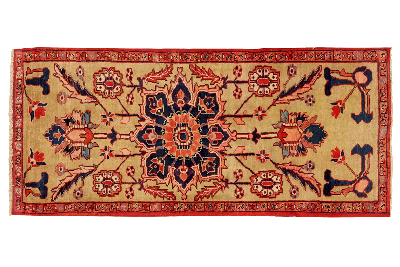 Antique Persian Heriz Traditional Rug 73401