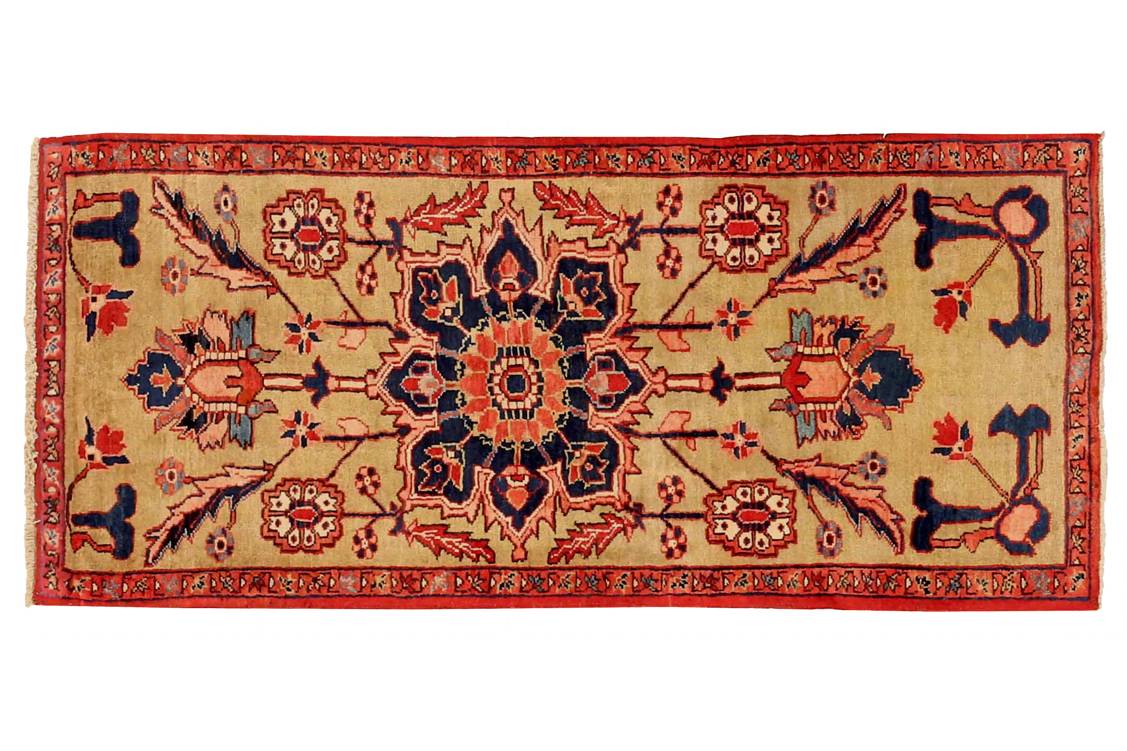 Antique Persian Heriz Traditional Rug 73401