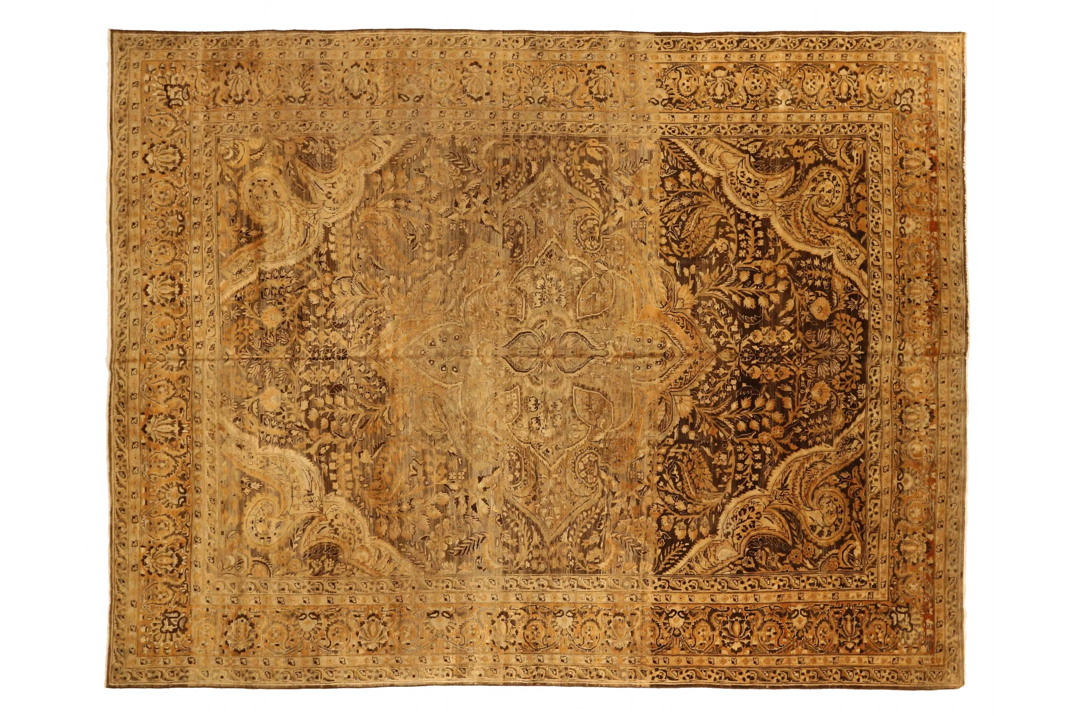 Antique Persian Farahan Transitional Rug 73410