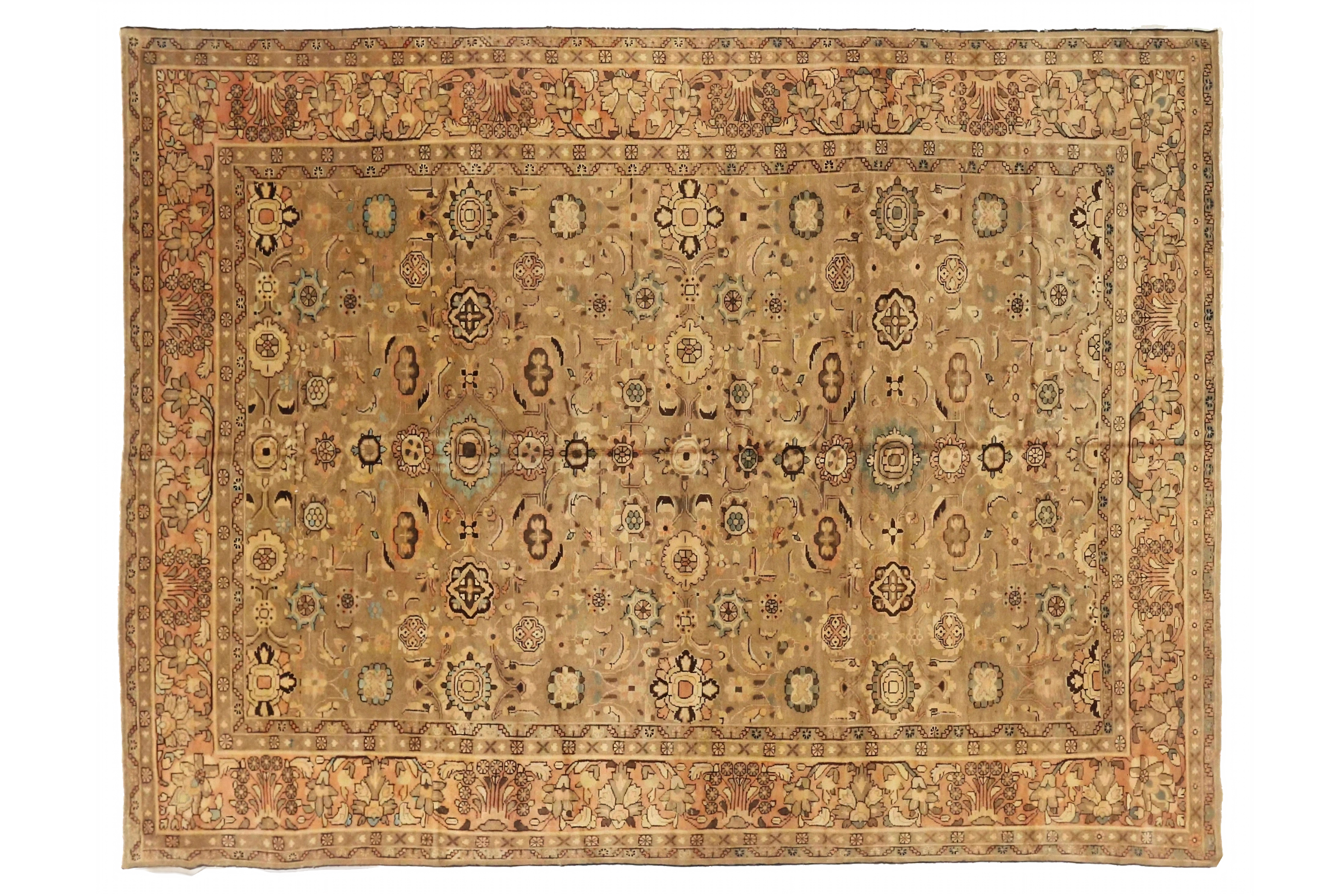 Antique Persian Malayer Traditional Rug 73445