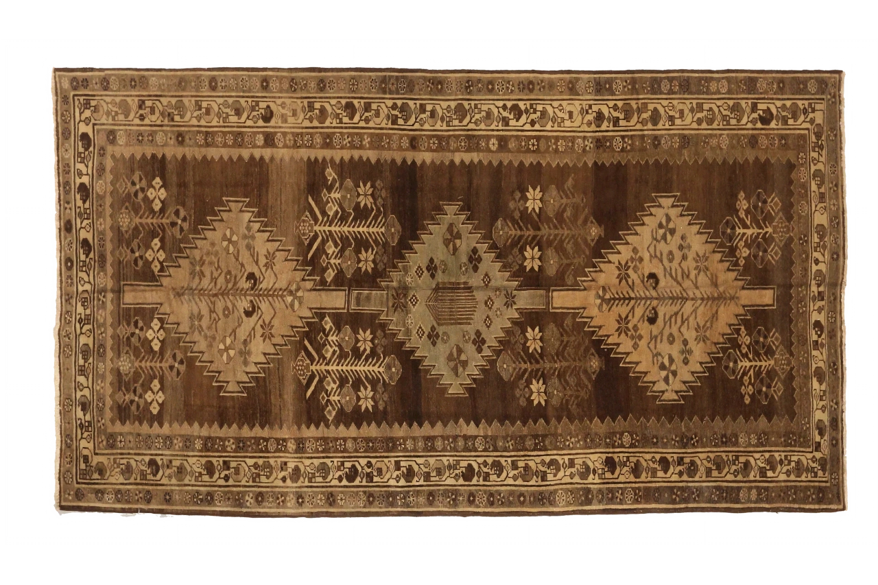 Antique Persian Malayer Traditional Rug 73450