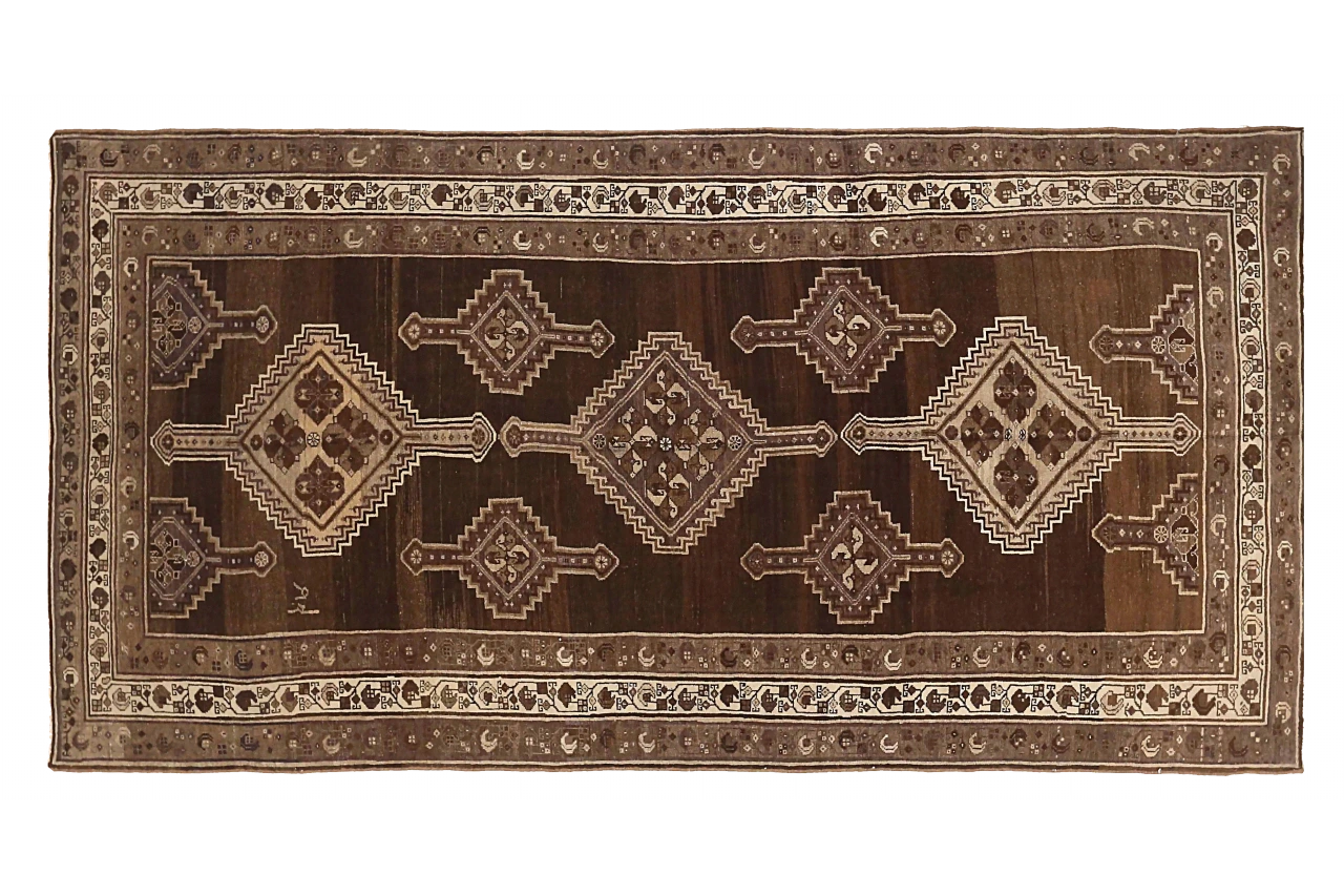 Antique Persian Malayer Traditional Rug 73452