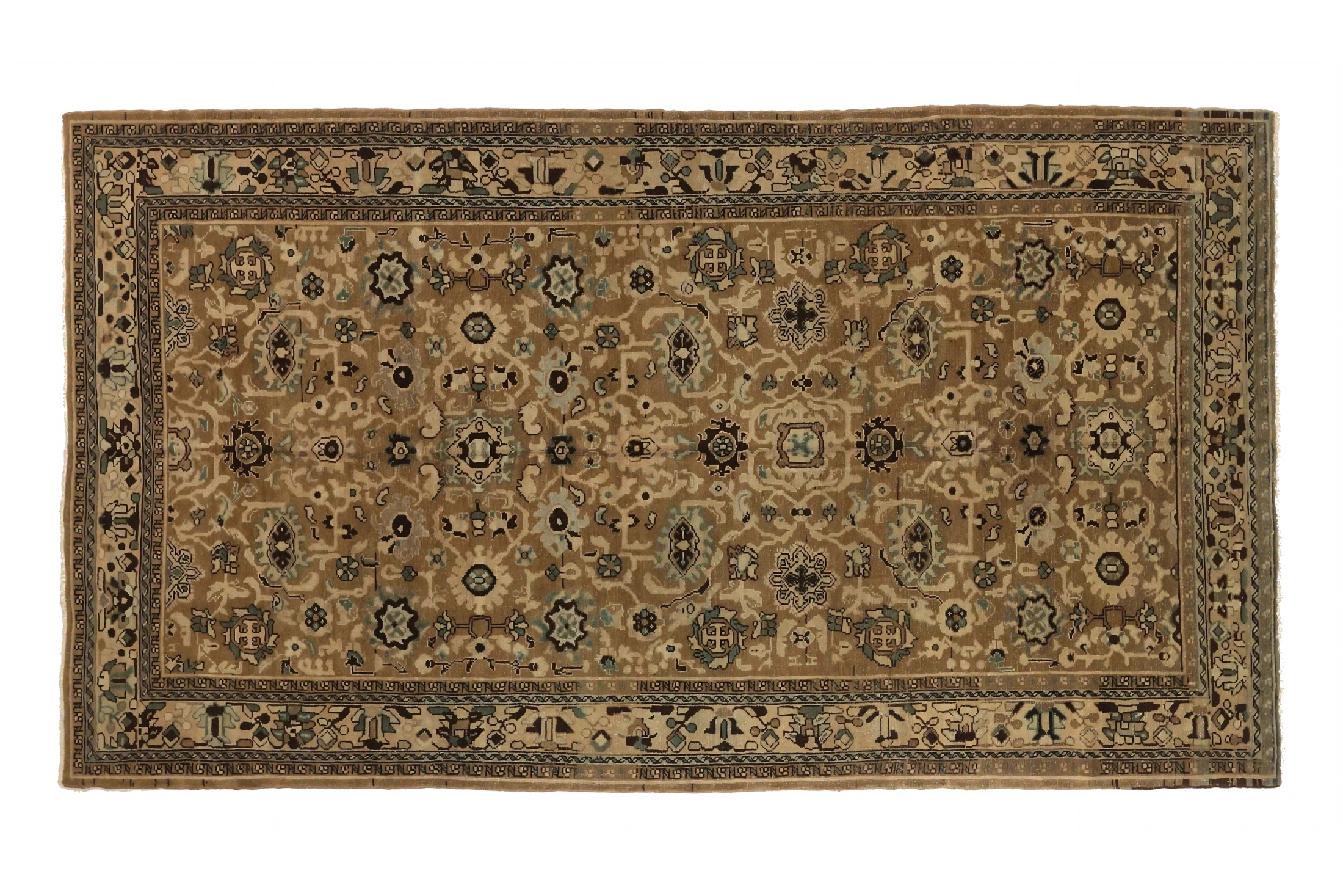 Antique Persian Malayer Traditional Rug 73494
