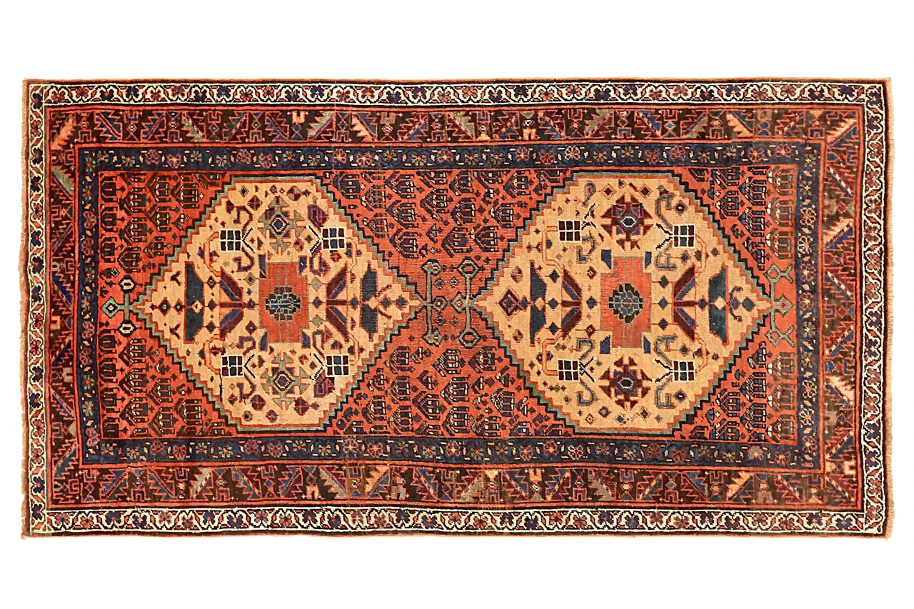 Antique Persian Bijar Traditional Rug 73498