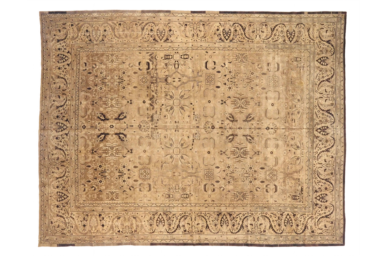 Antique Persian Malayer Transitional Rug 73499