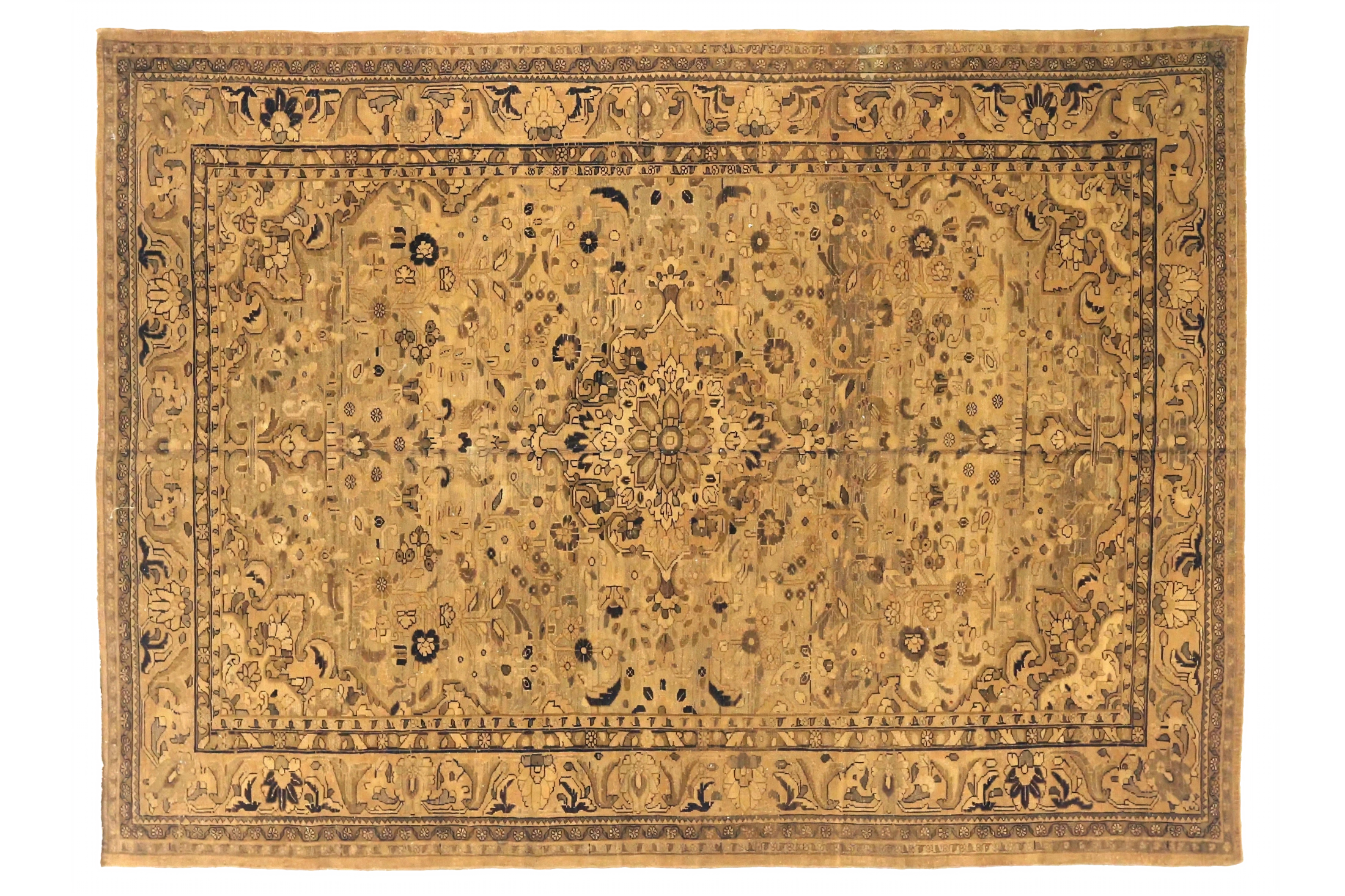 Antique Persian Malayer Traditional Rug 73507