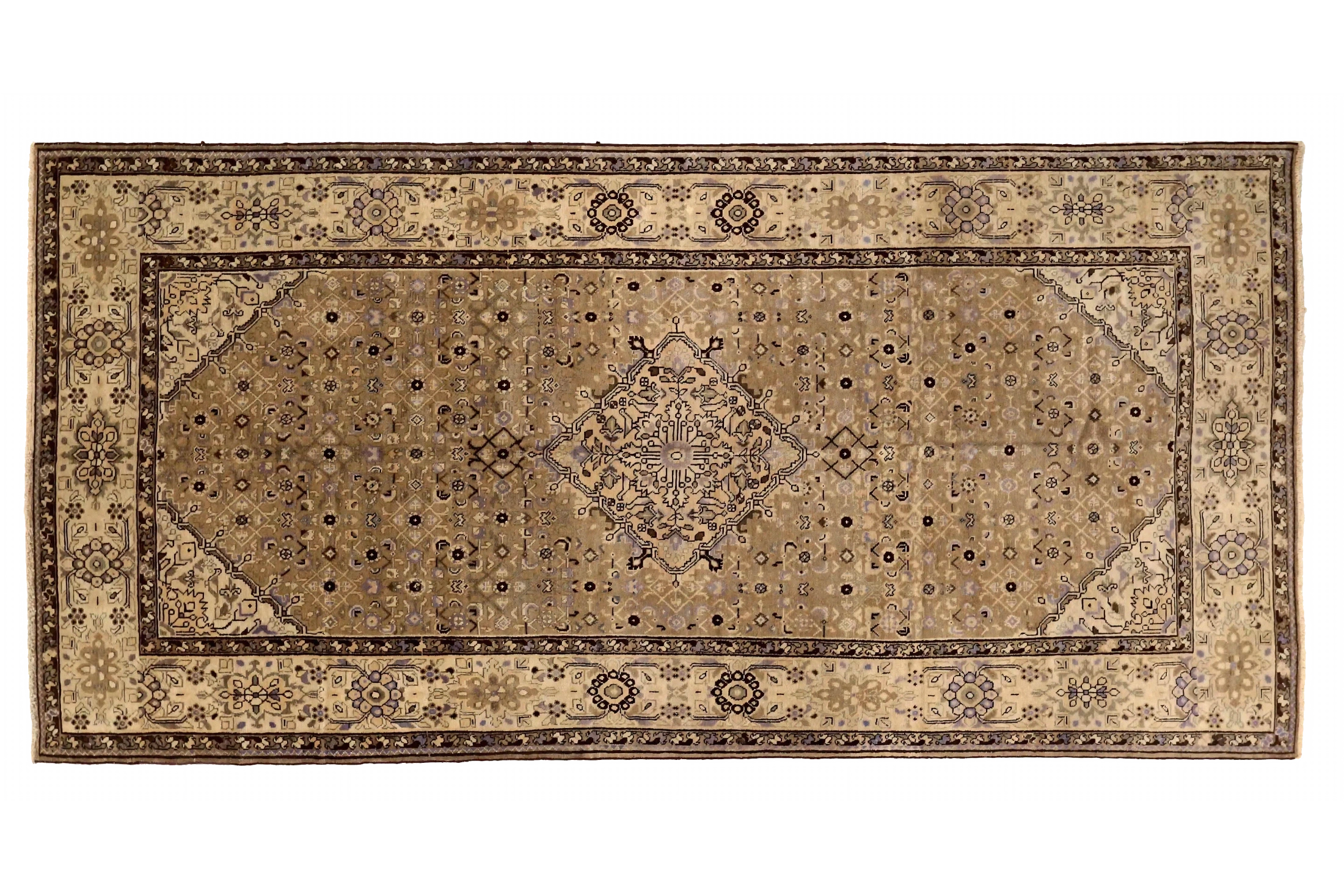 Antique Persian Malayer Traditional Rug 73509