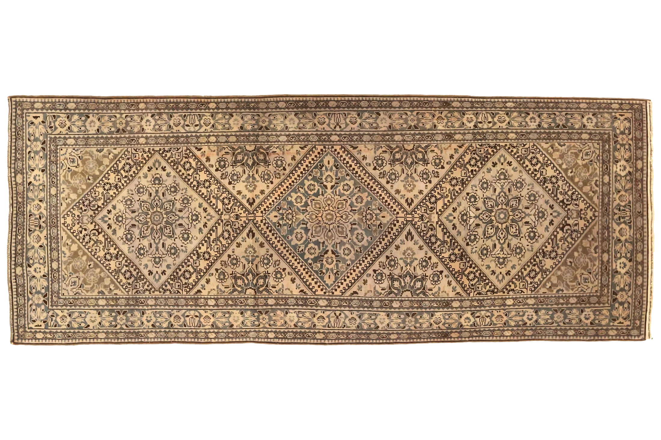 Antique Persian Malayer Traditional Rug 73514