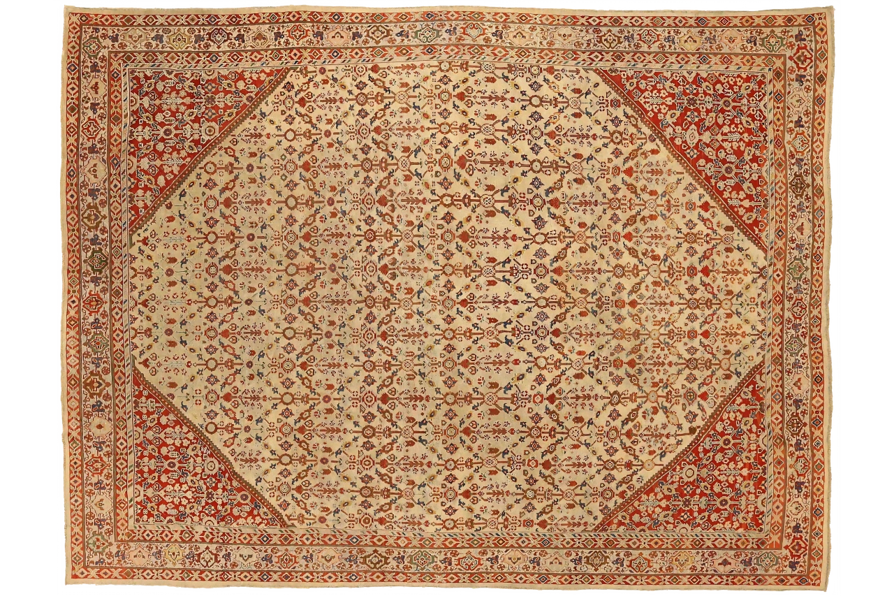 Antique Persian Sultanabad Traditional Rug 73531