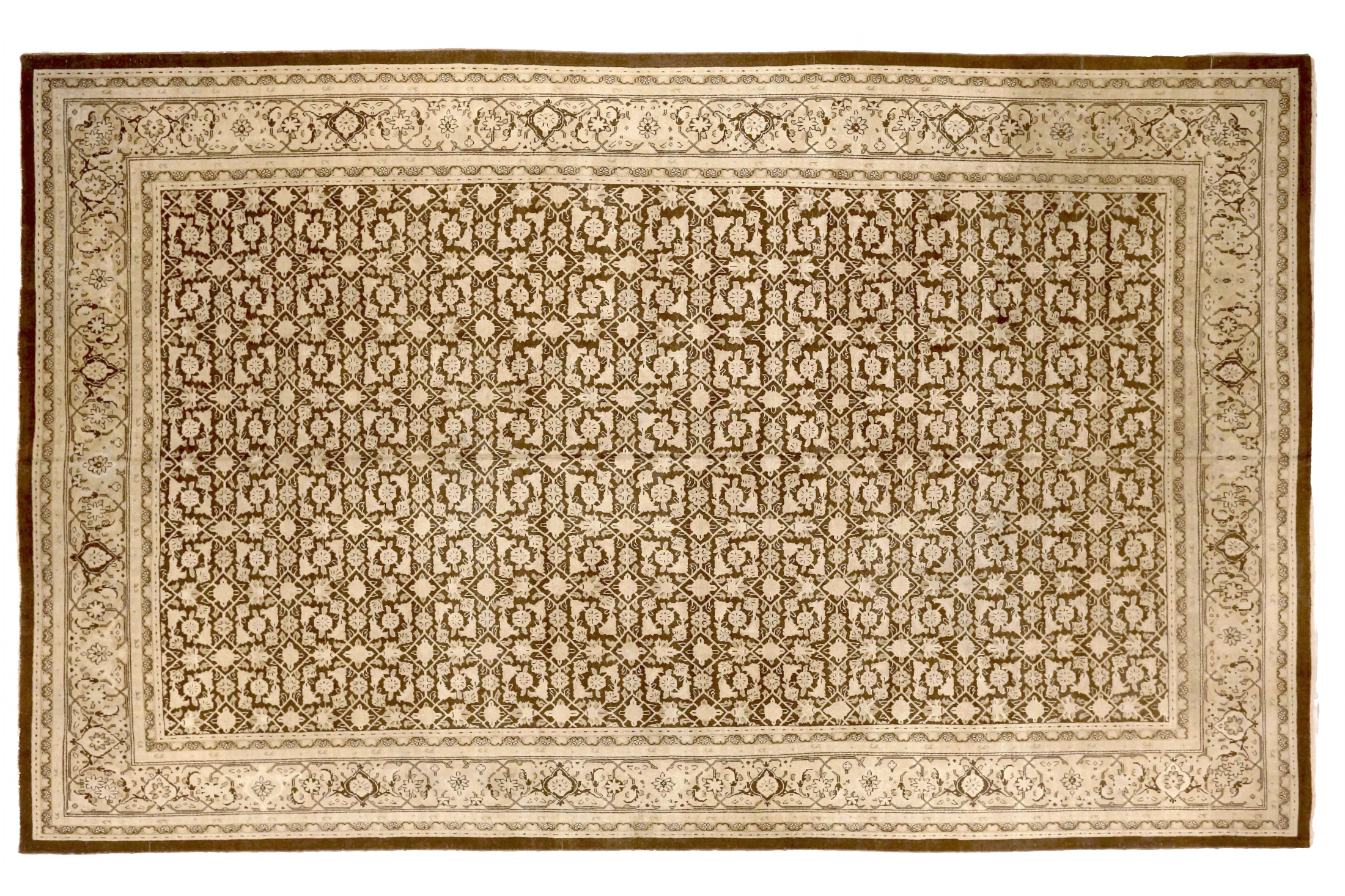 Antique Persian Mahal Transitional Rug 73535