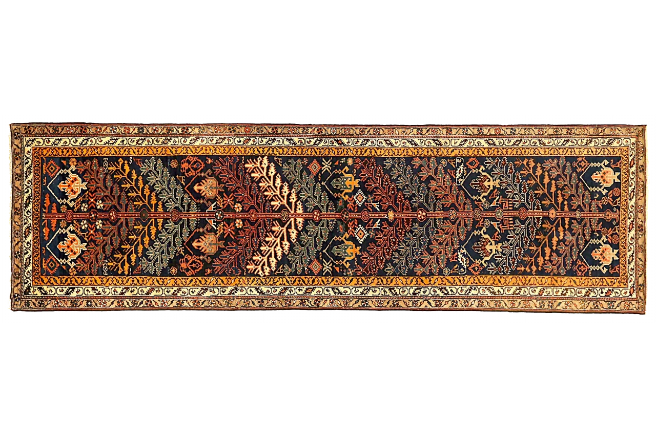 Antique Persian Malayer Traditional Rug 73560