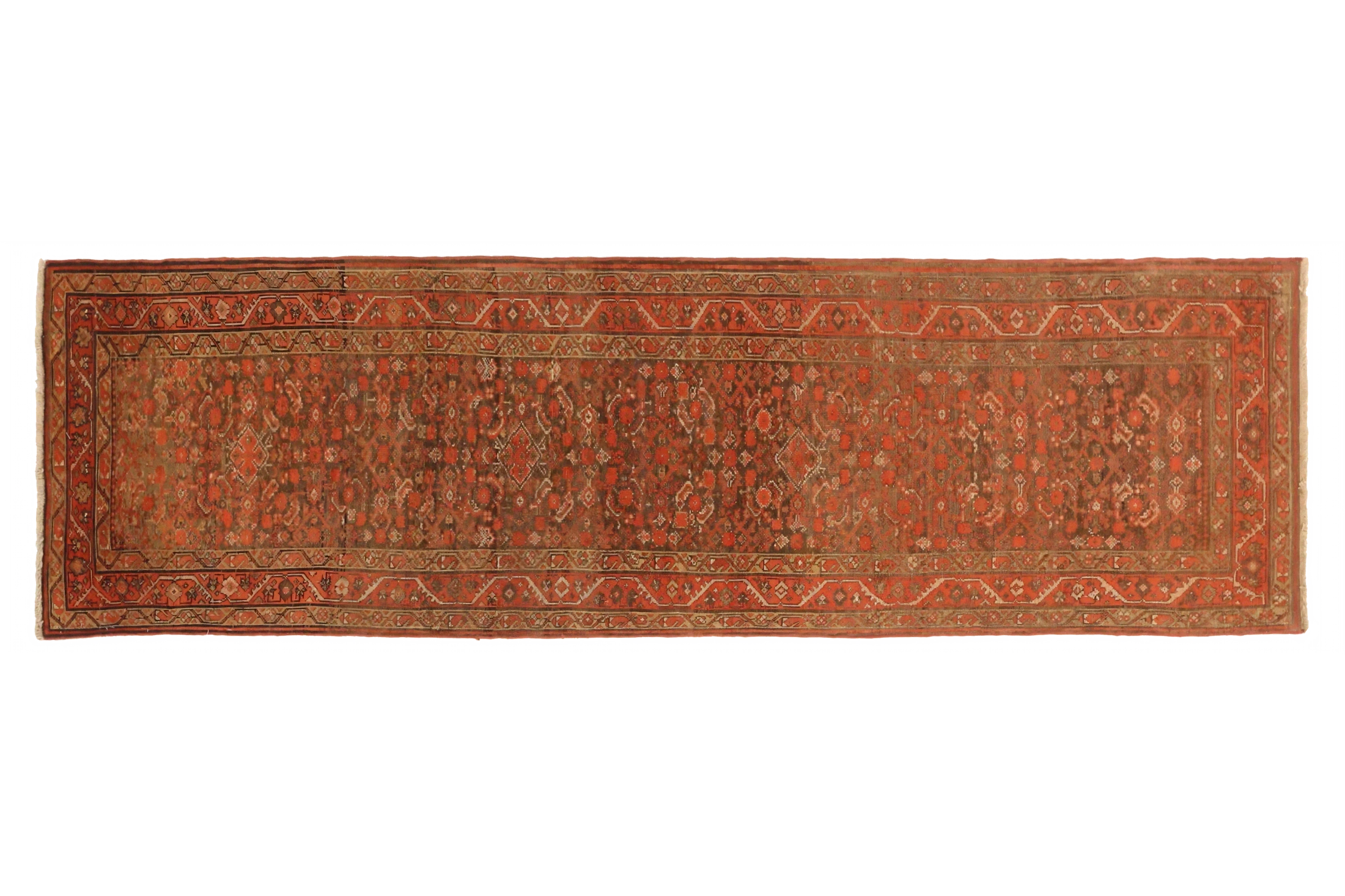 Antique Persian Malayer Traditional Rug 73566