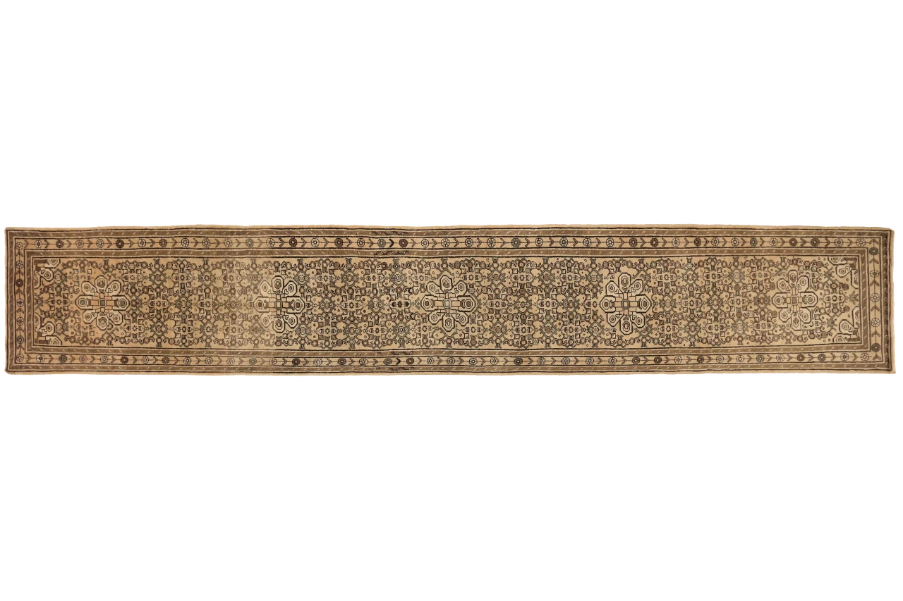 Antique Persian Malayer Transitional Rug 73567