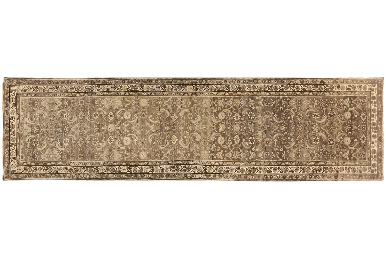 Antique Persian Hamadan Transitional Rug 73592