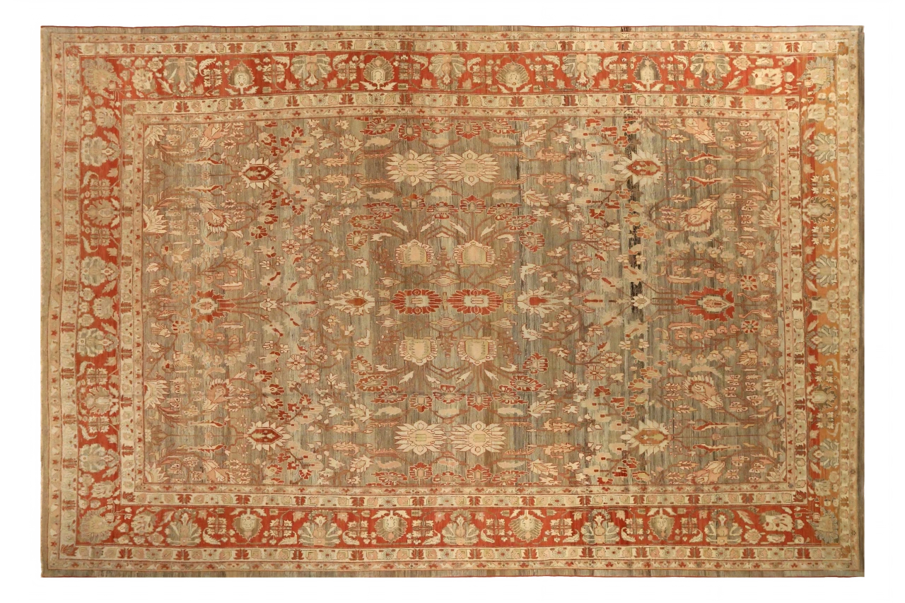 Antique Persian Malayer Transitional Rug 73600