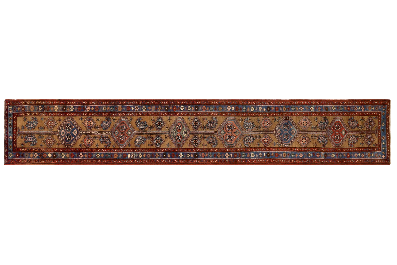 Antique Persian Azarbaijan Traditional Rug 73622