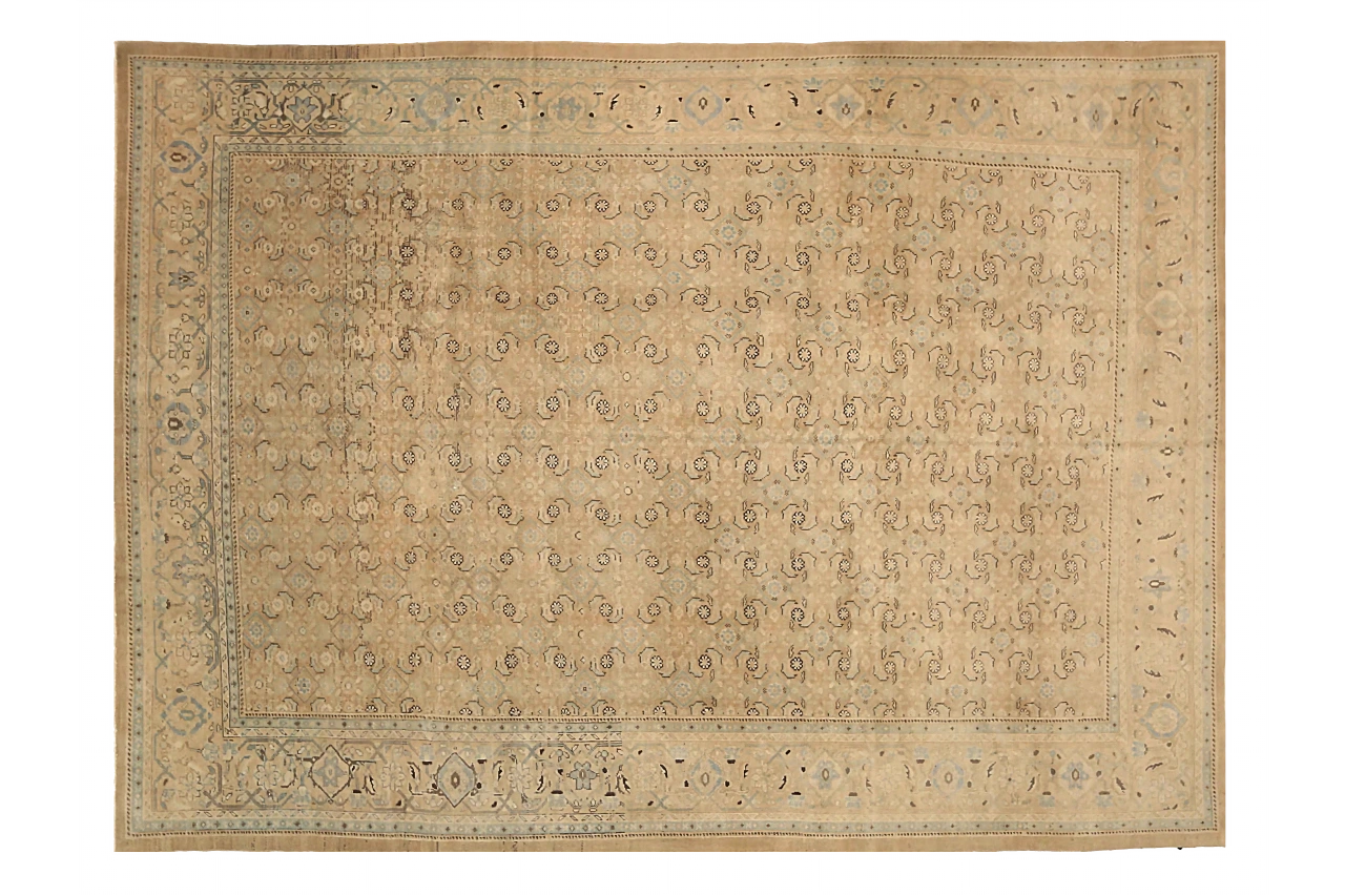 Antique Persian Mahal Transitional Rug 73624