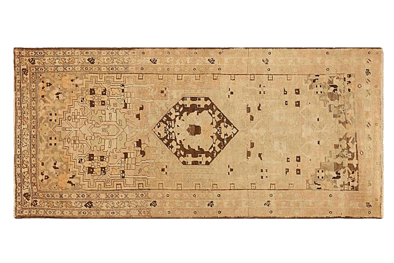 Antique Persian Heriz Transitional Rug 73630