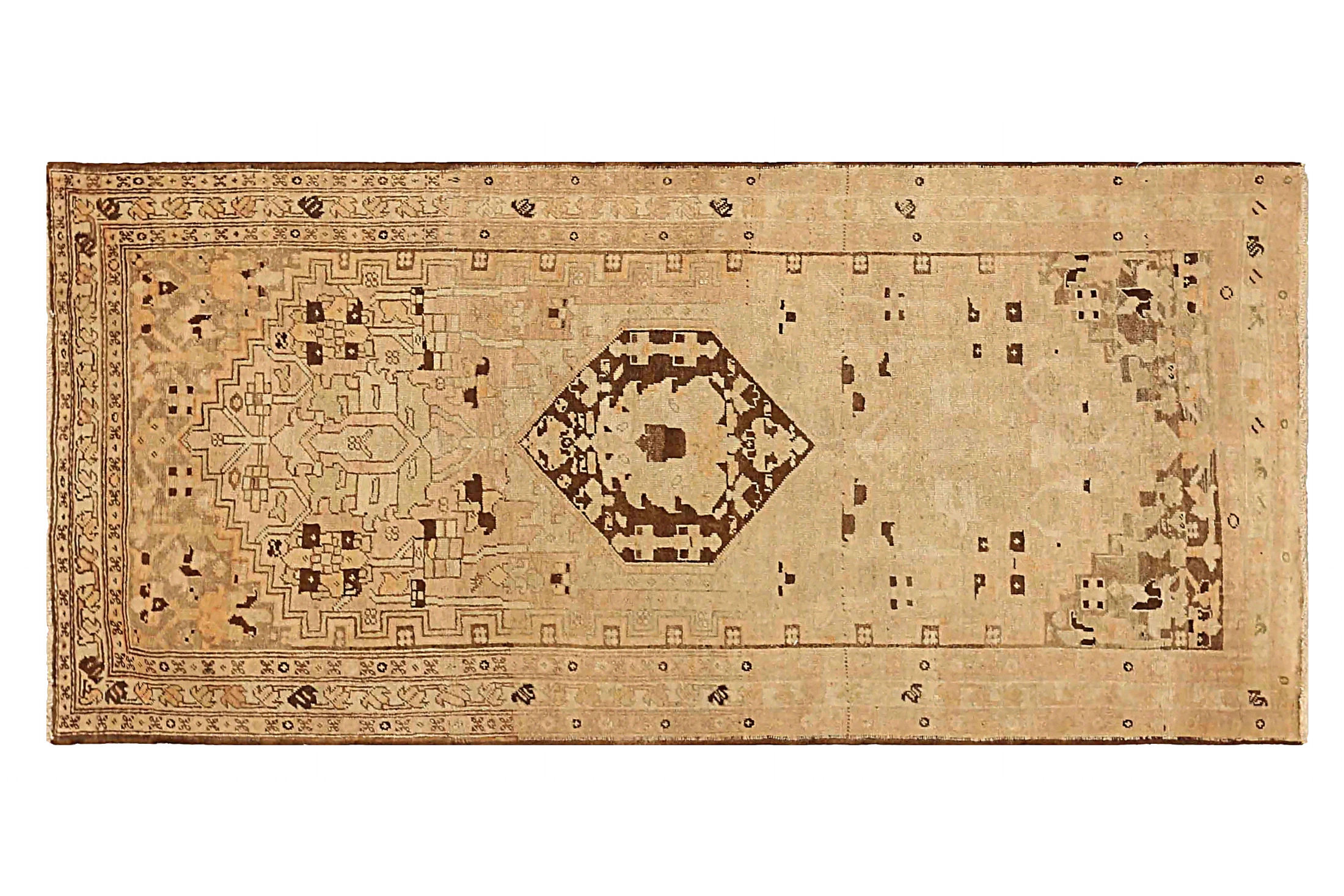 Antique Persian Heriz Transitional Rug 73630