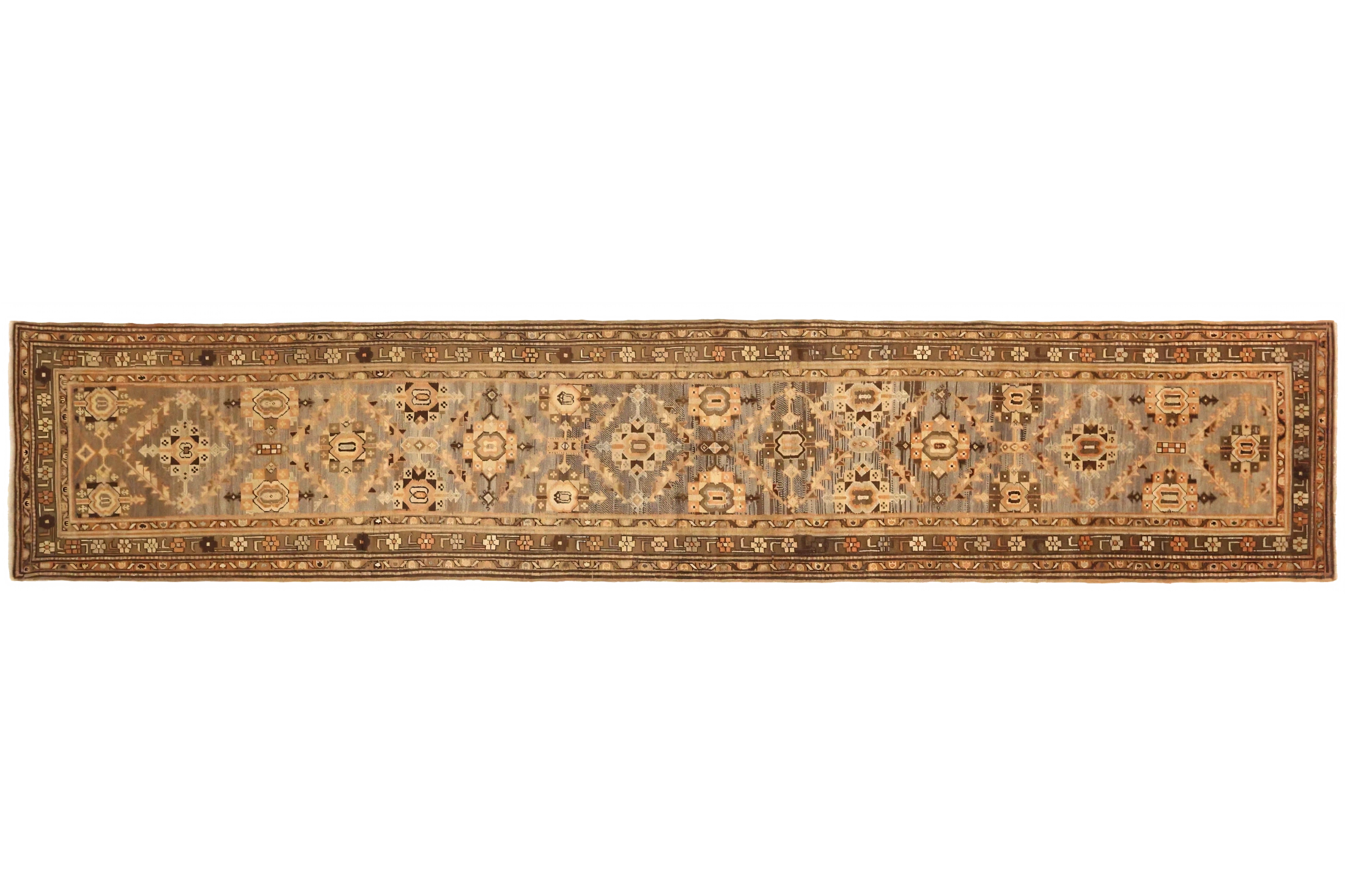 Antique Persian Azarbaijan Transitional Rug 73636