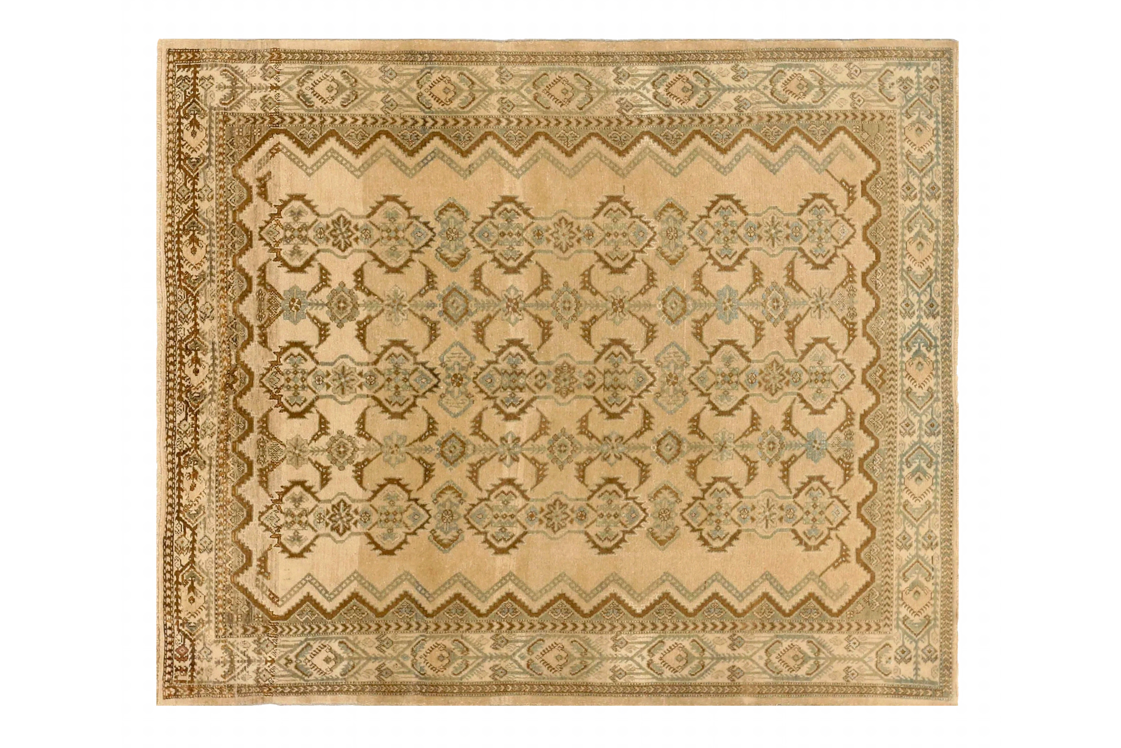 Antique Persian Hamadan Transitional Rug 73649