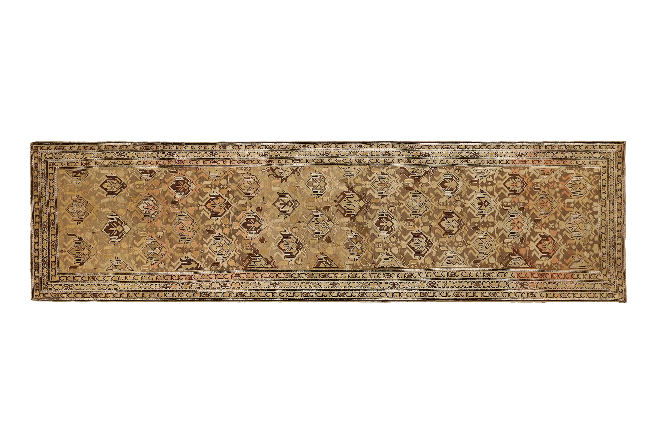 Antique Persian Meshkin Transitional Rug 73669