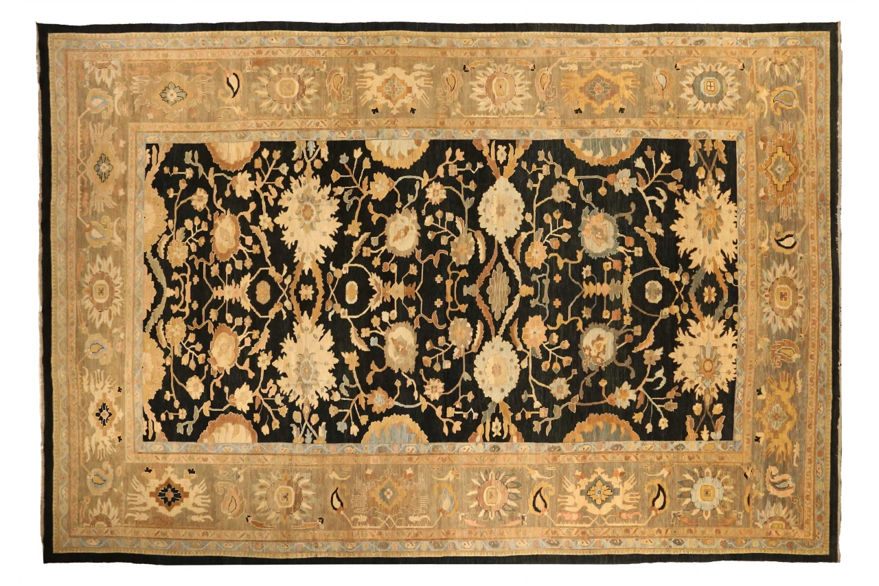 Persian Sultanabad Transitional Rug 73690