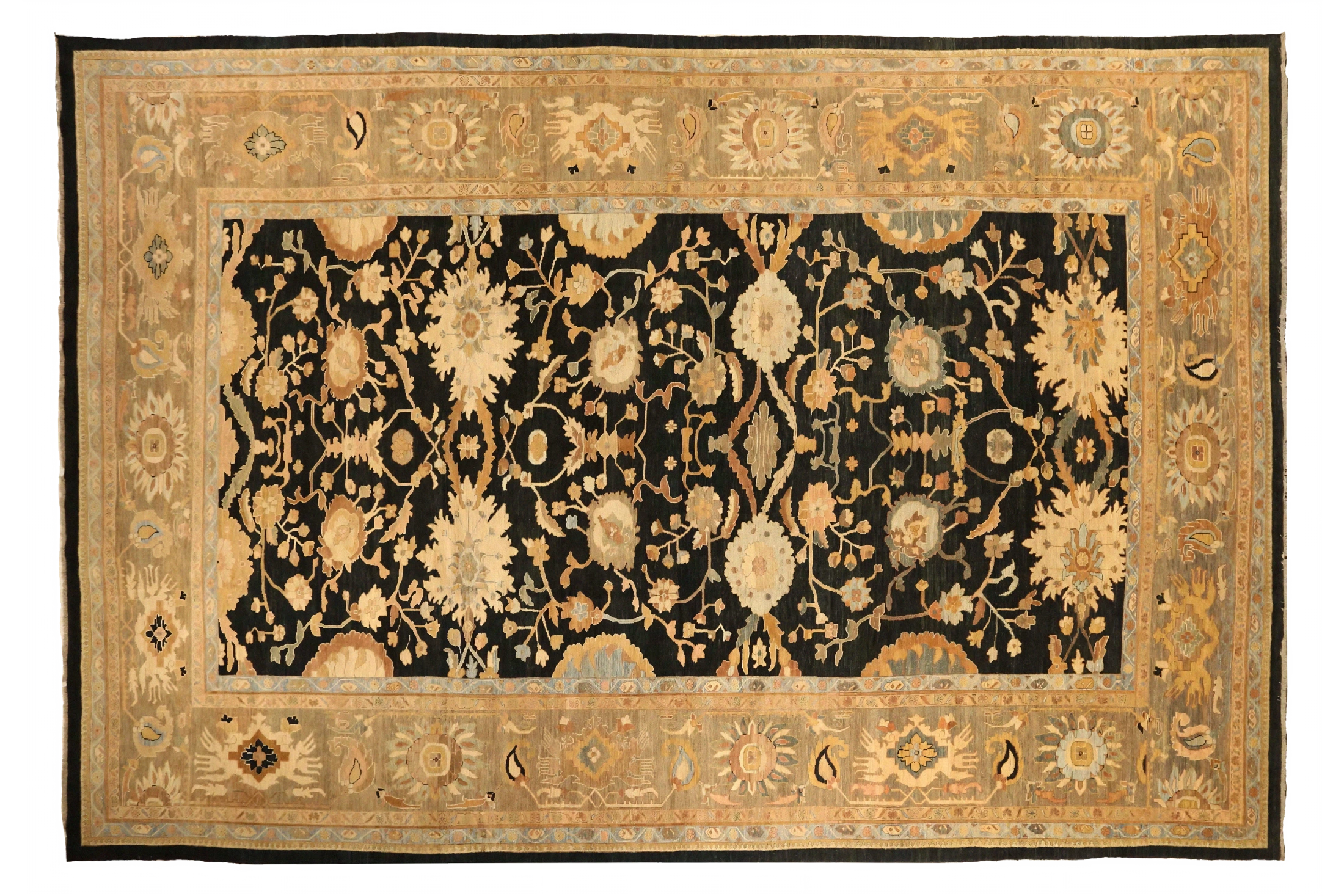 Persian Sultanabad Transitional Rug 73690
