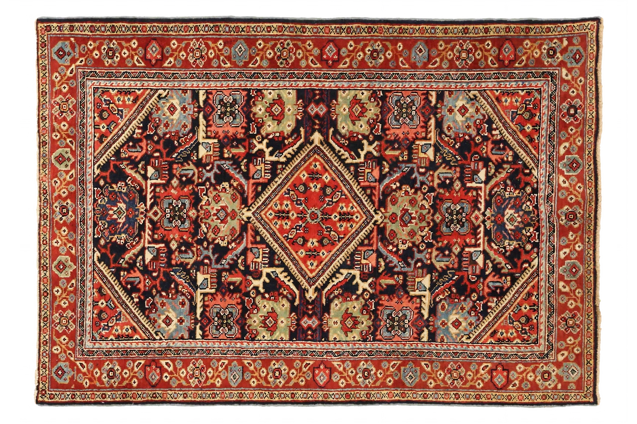 Antique Persian Sultanabad Traditional Rug 73703