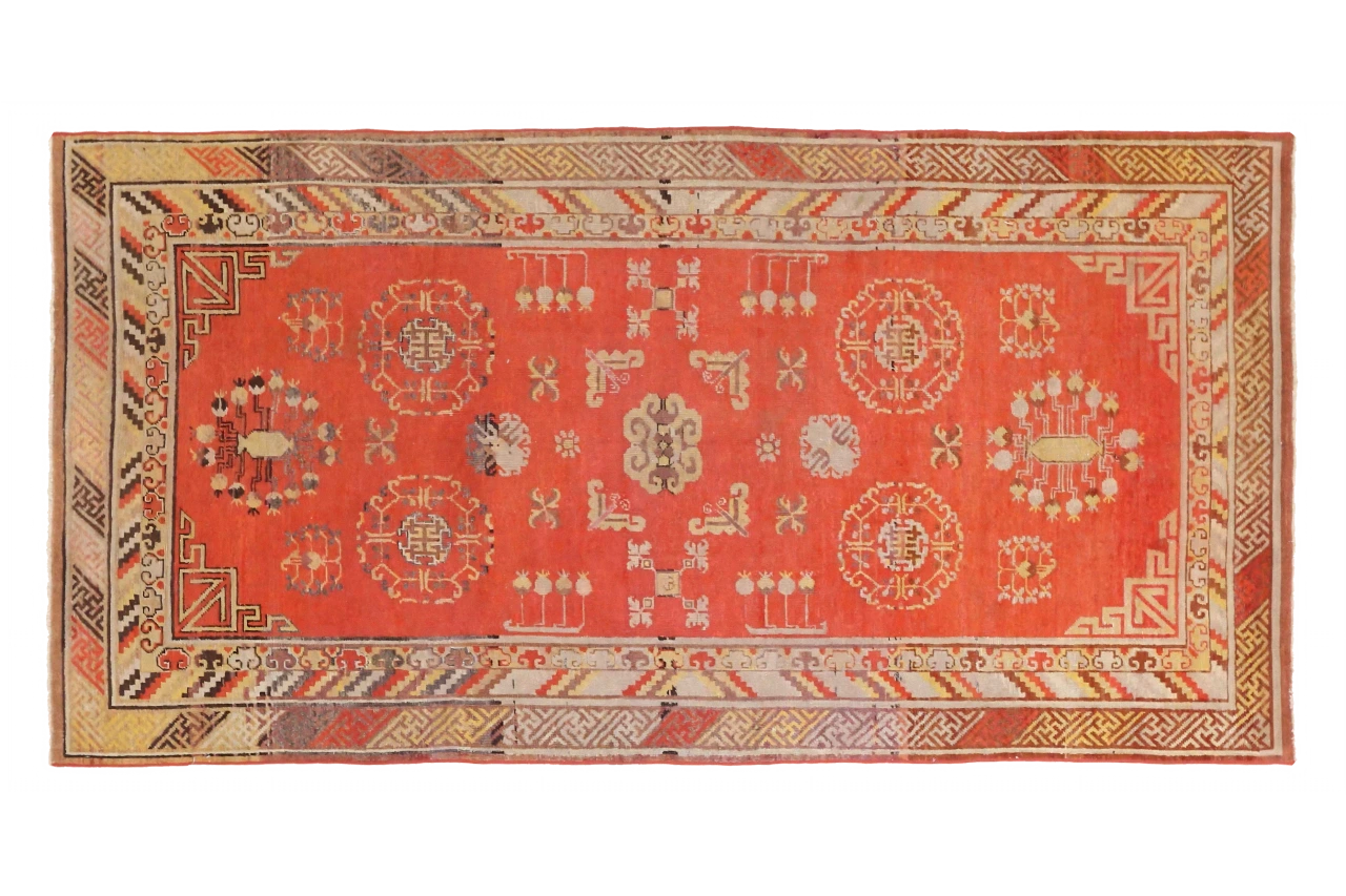 Antique Russia Khotan Transitional Rug 73705