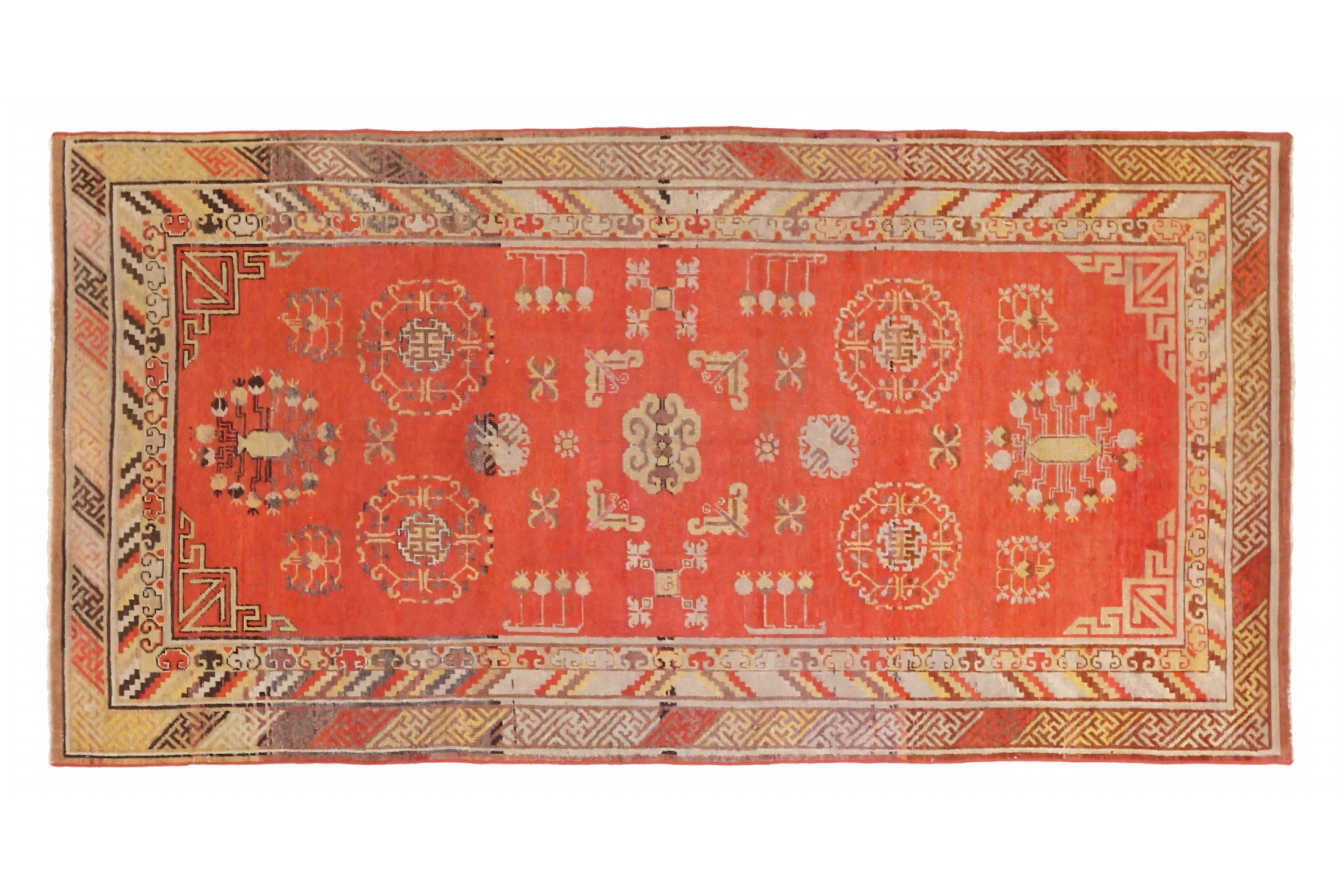 Antique Russia Khotan Transitional Rug 73705