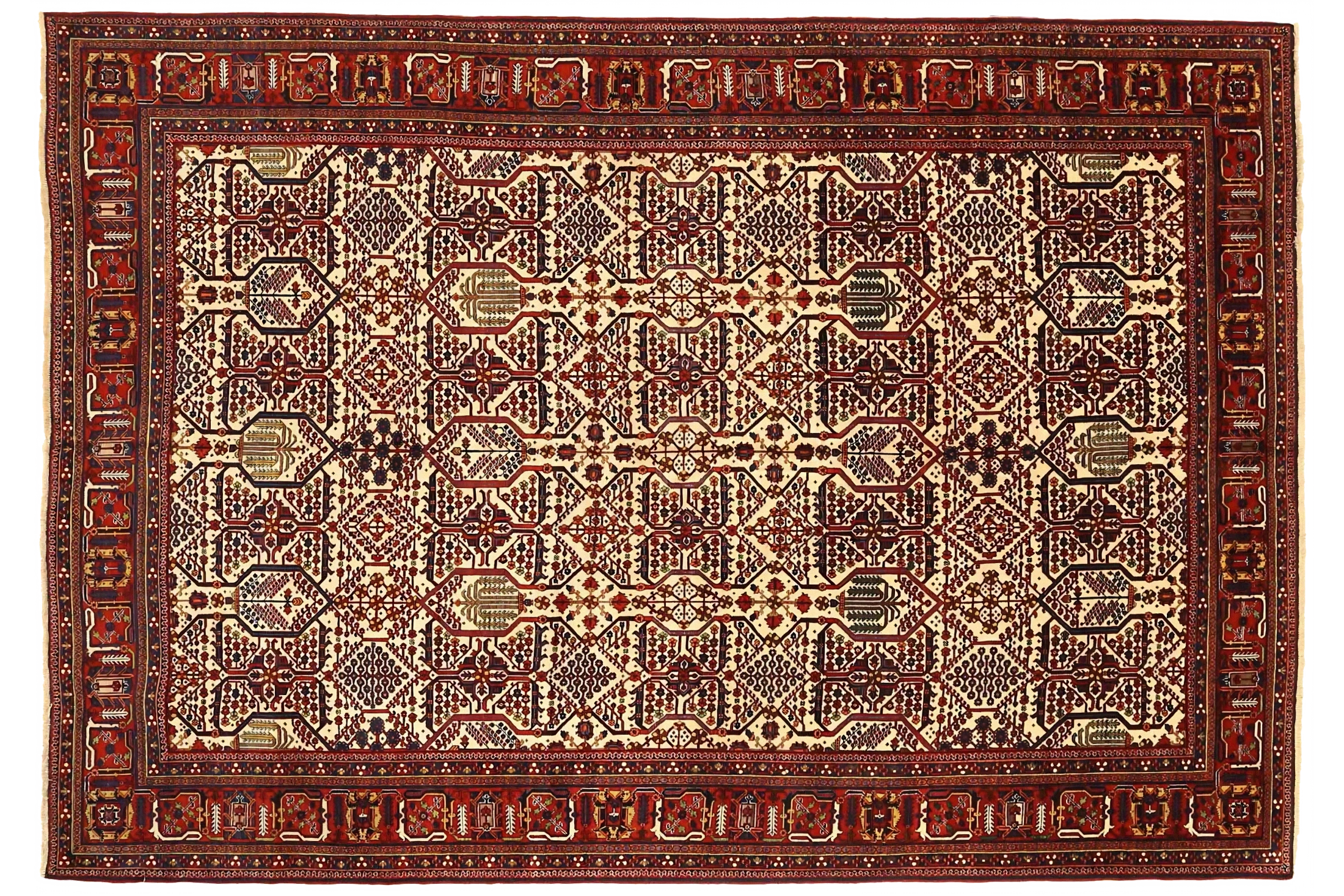 Antique Persian Traditional Rug 73718