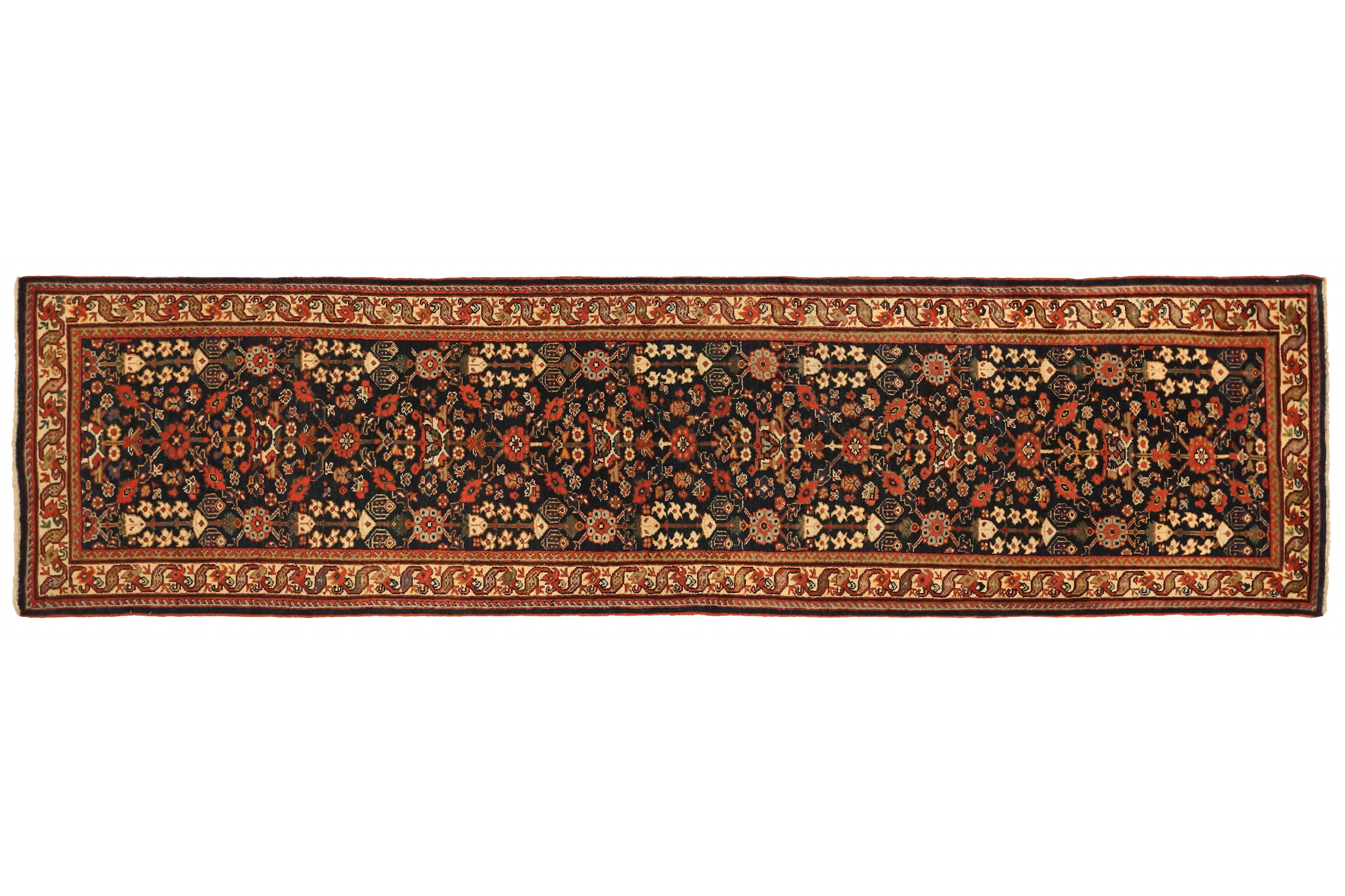 Antique Persian Mahal Traditional Rug 73725