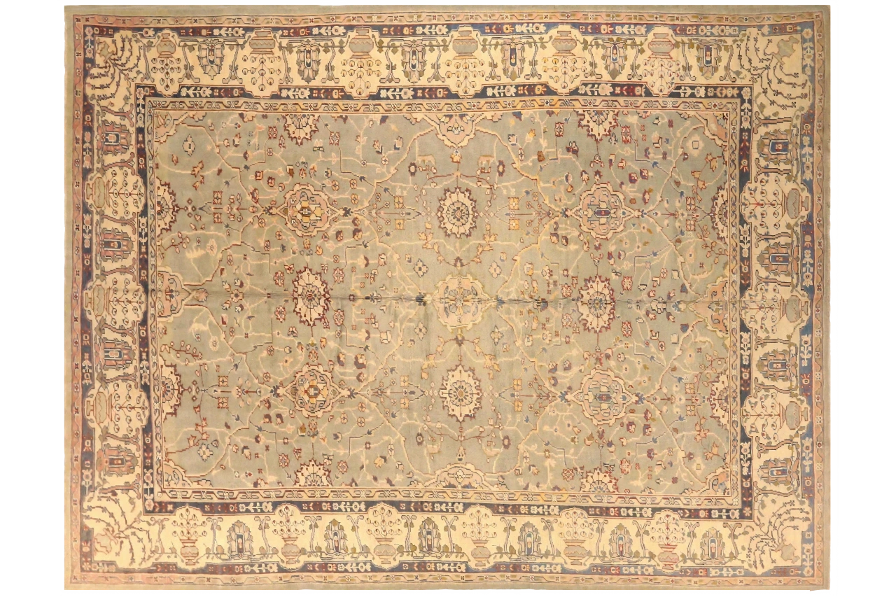 Antique Turkey Oushak Traditional Rug 73751