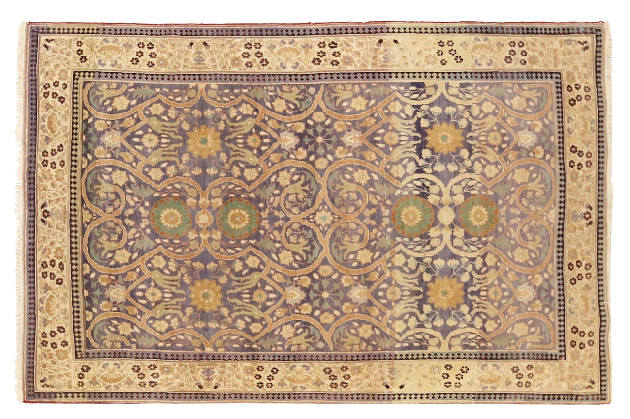 Antique India Agra Traditional Rug 73758