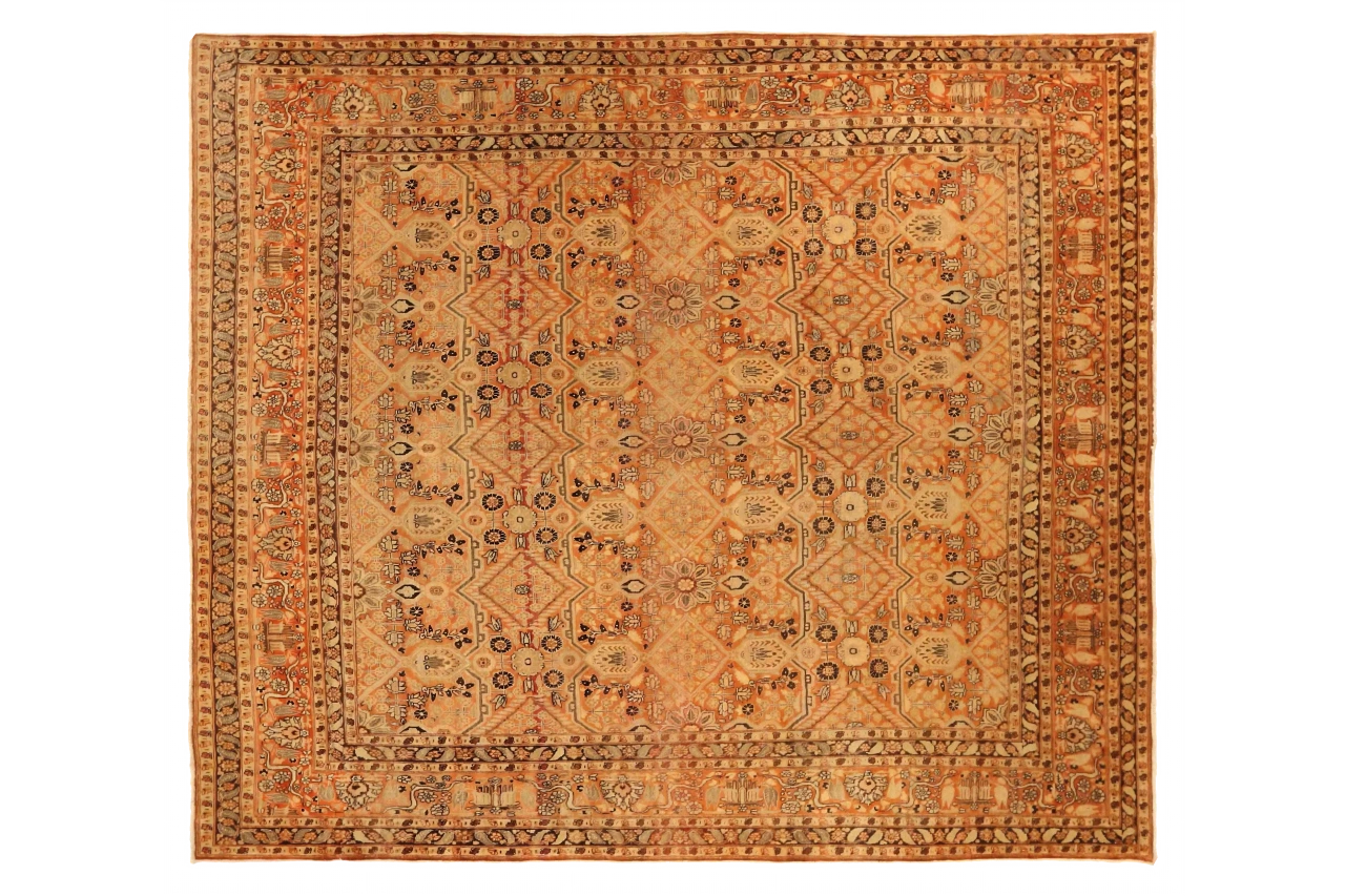 Antique Persian Tabriz Transitional Rug 73796