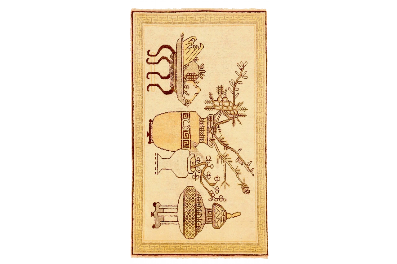 Antique Russia Khotan Transitional Rug 73803