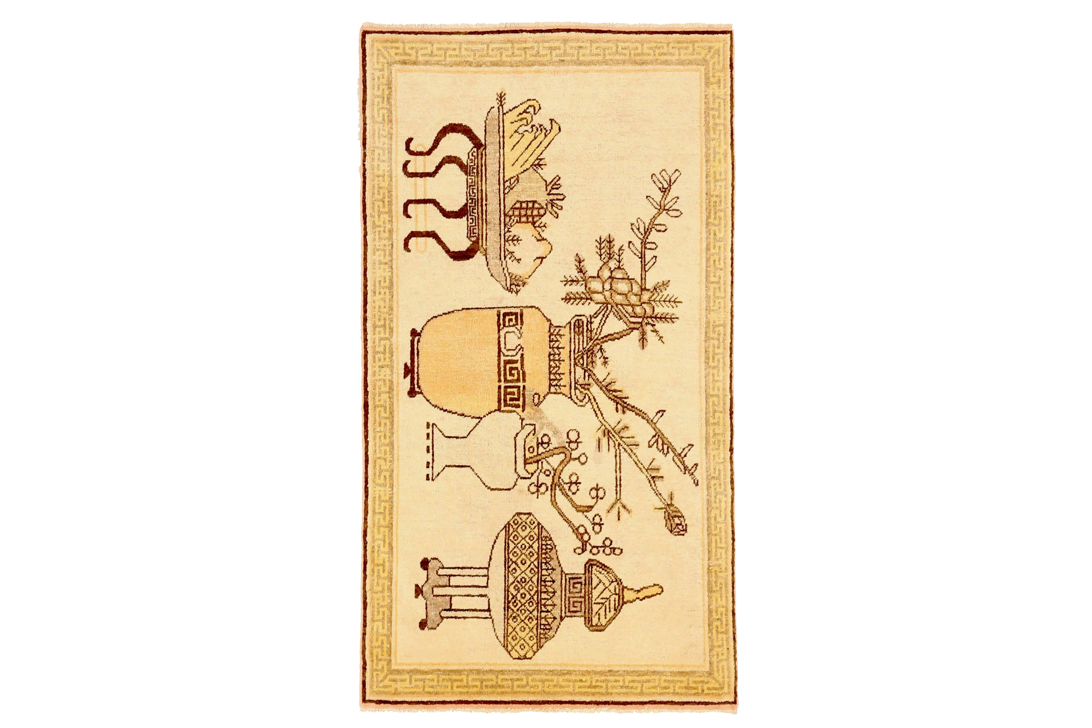 Antique Russia Khotan Transitional Rug 73803