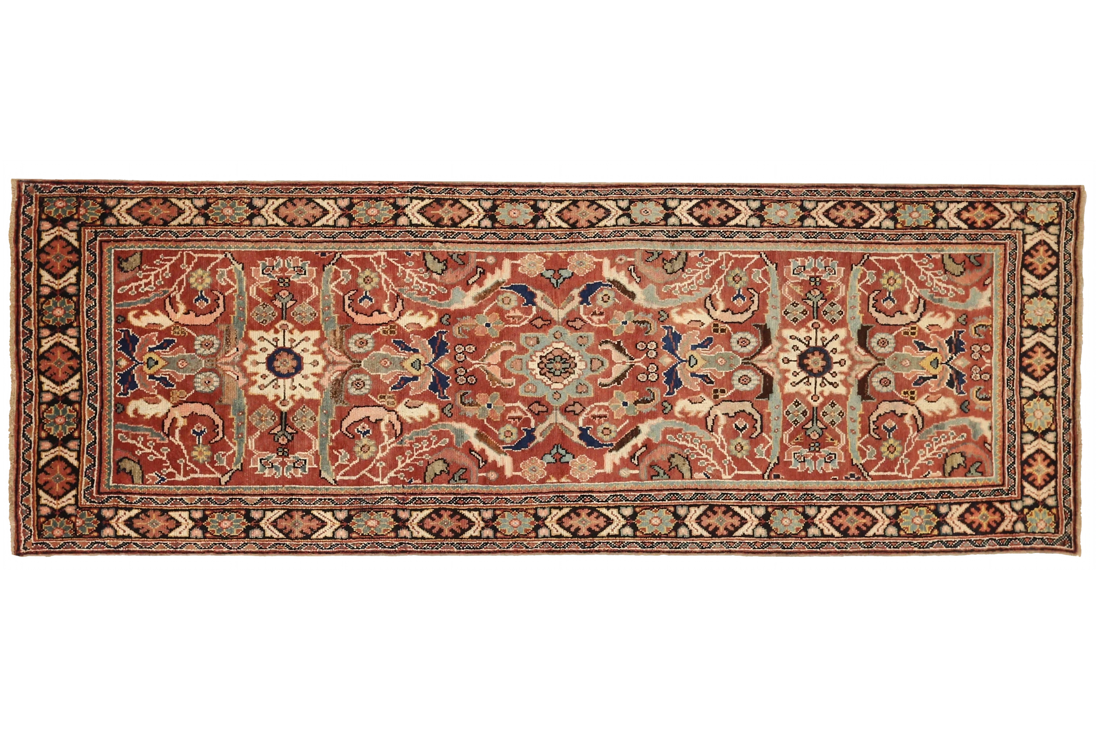 Antique Persian Meshkabad Traditional Rug 73824