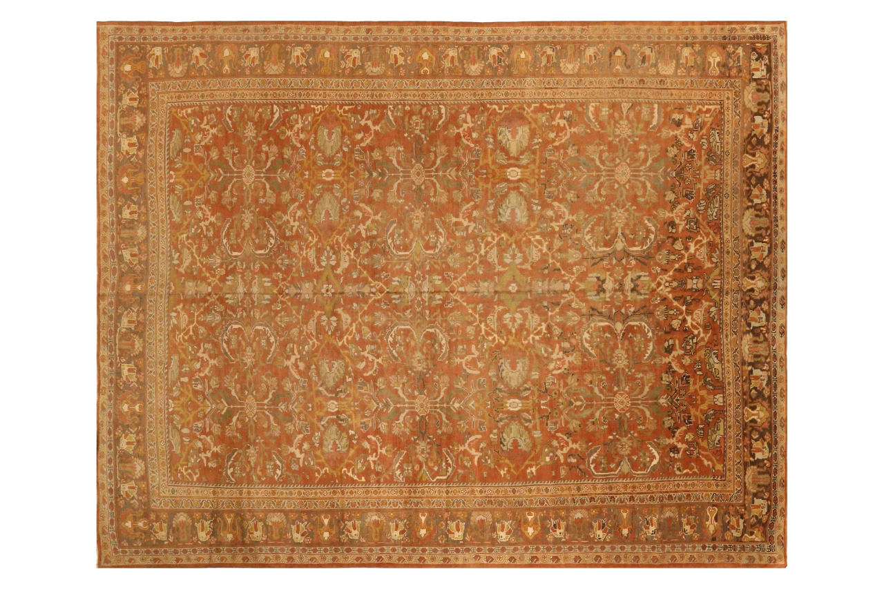 Antique Persian Sultanabad Traditional Rug 73832