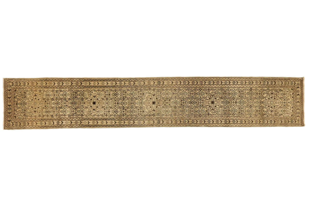 Antique Persian Malayer Transitional Rug 73834