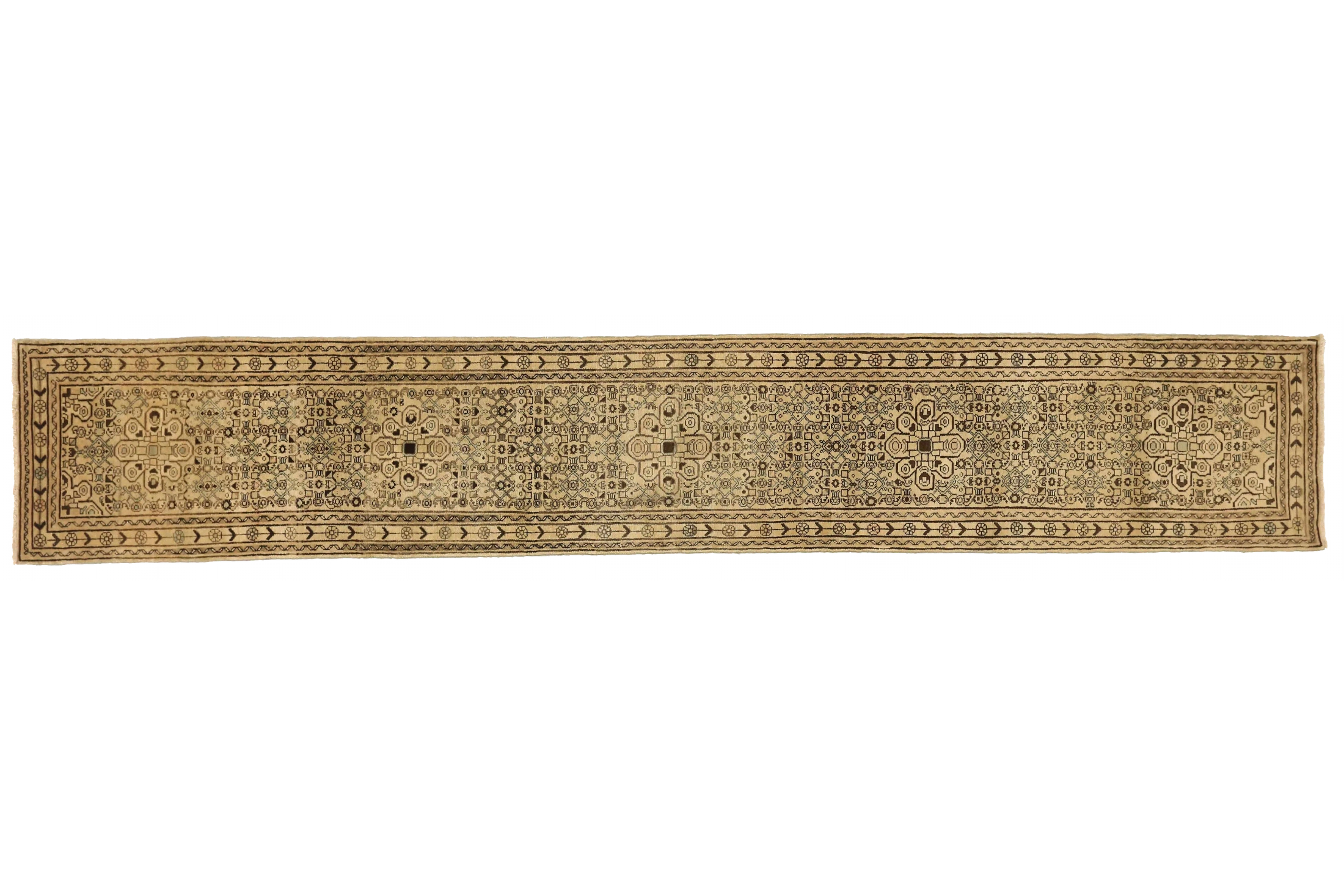 Antique Persian Malayer Transitional Rug 73834