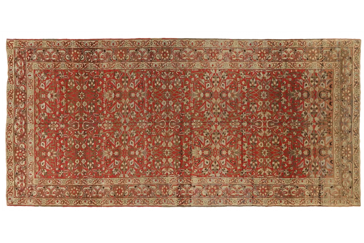 Antique India Agra Traditional Rug 73836