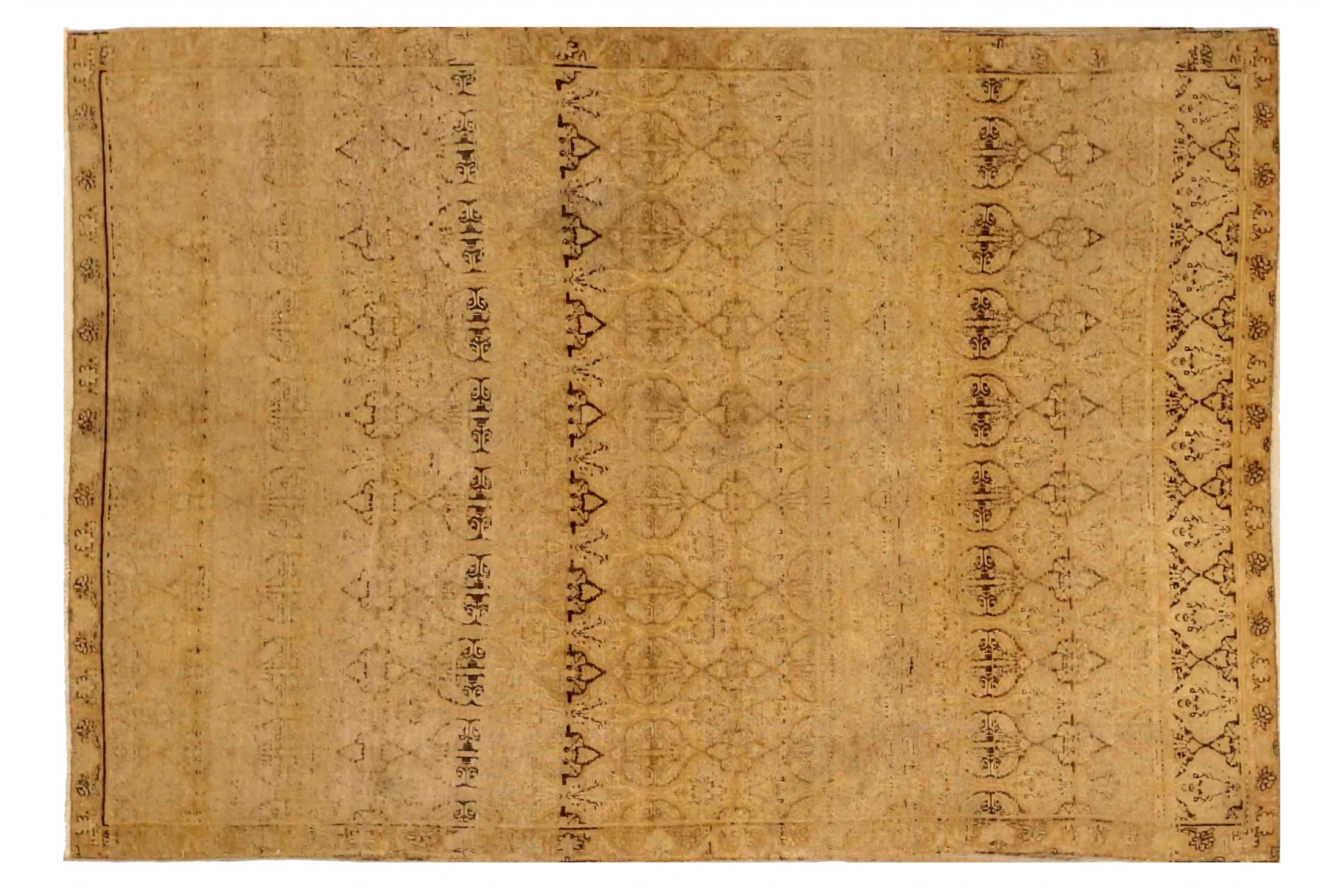 Antique Persian Kerman Transitional Rug 73841