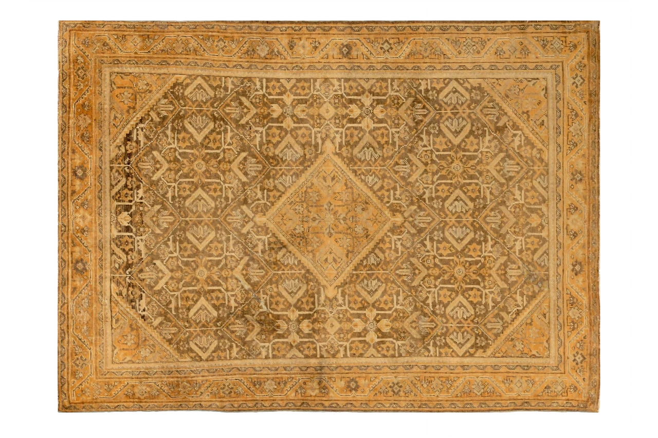 Antique Persian Meshkabad Traditional Rug 73853