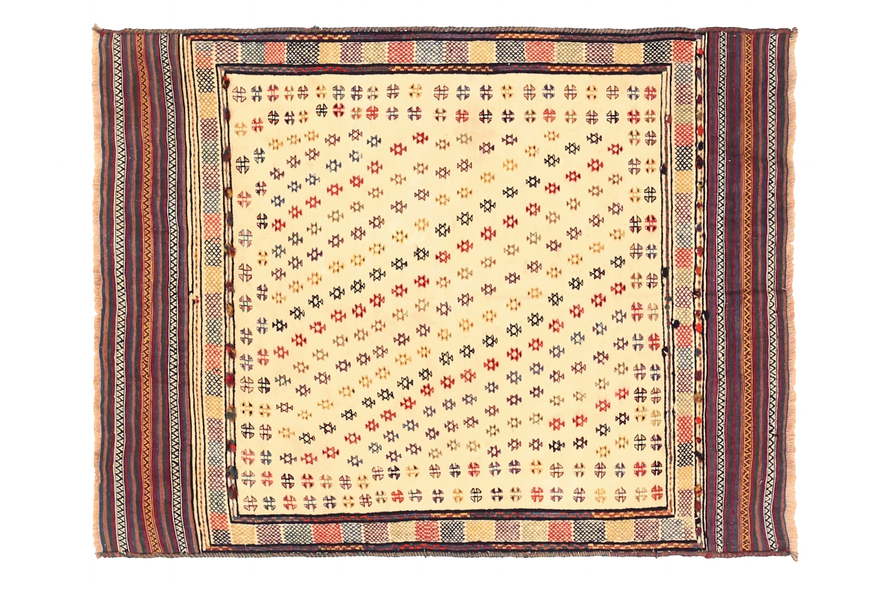 Antique Persian Traditional Rug 73869
