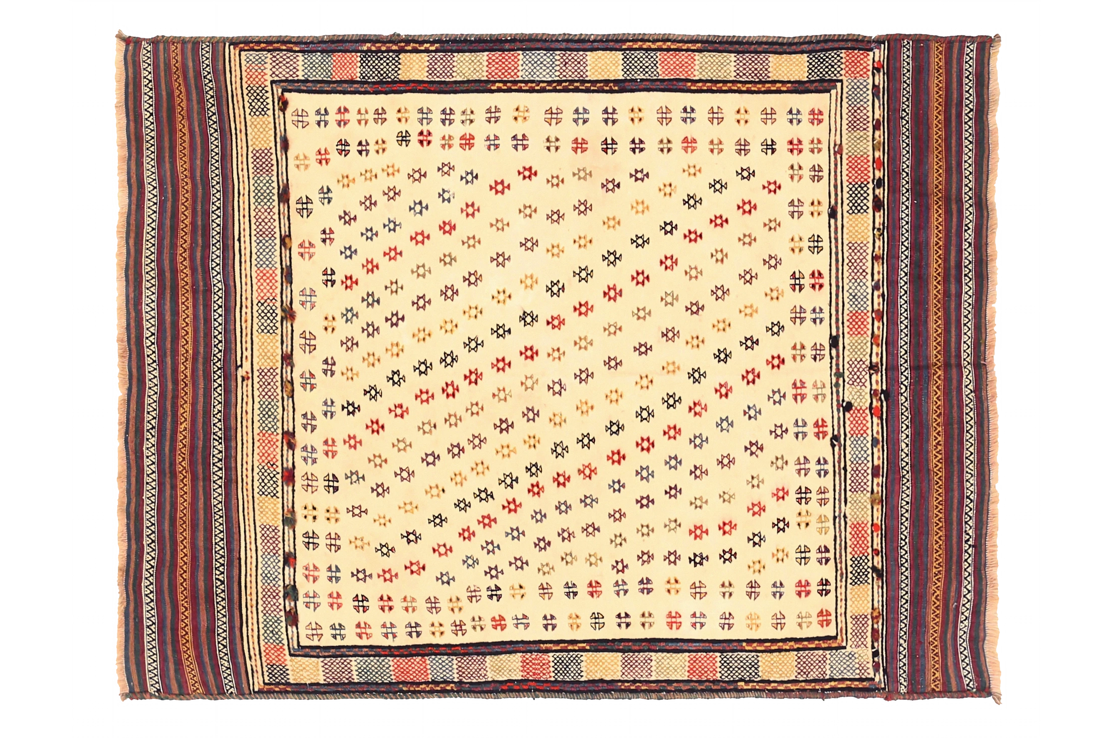 Antique Persian Traditional Rug 73869