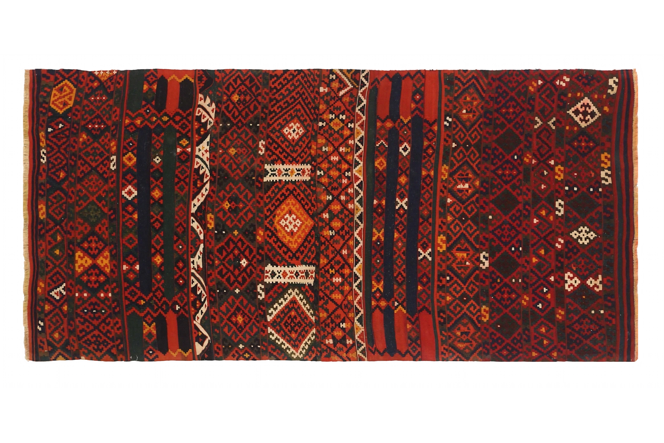 Antique Persian Traditional Rug 73872
